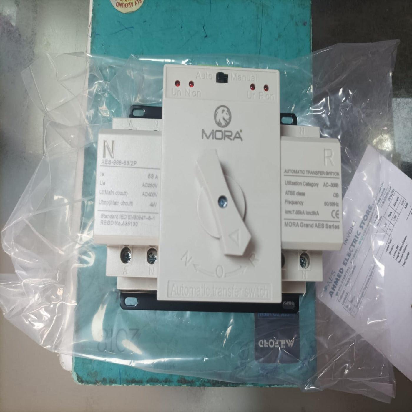 Mora Automatic Transfer Switch AES-988-63 2P in Pakistan - industryparts.pk
