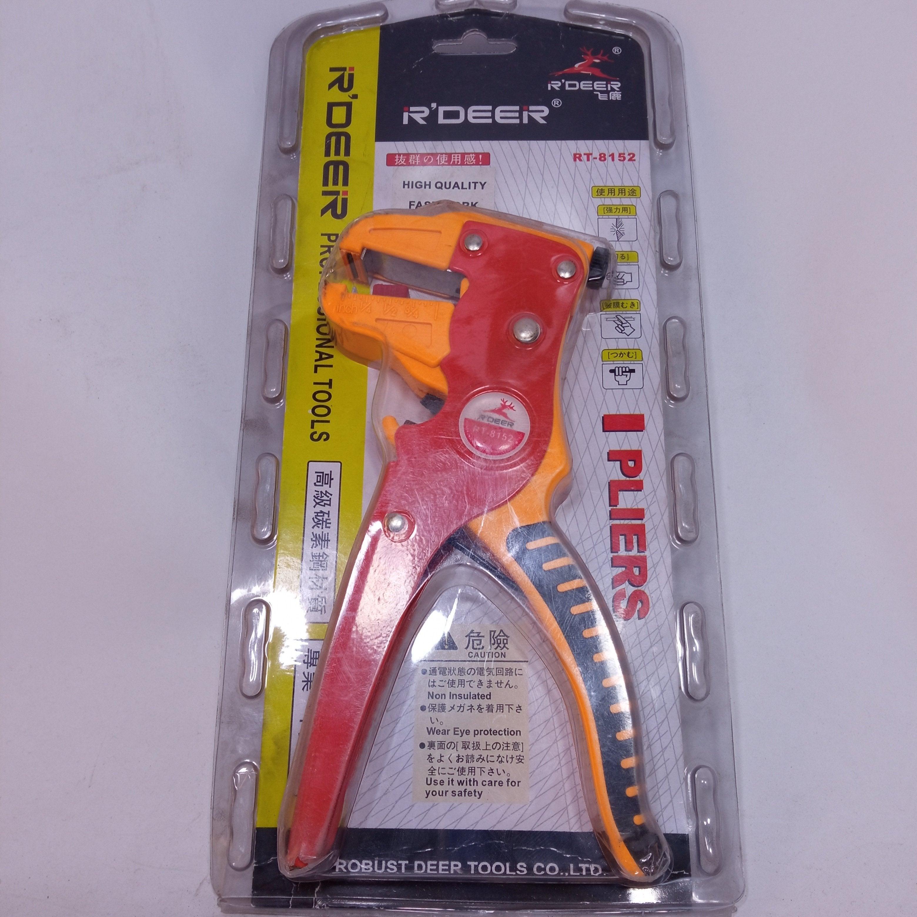 RDEER RT 5152 type cable automatic wire stripper pliers wire cutters - industryparts.pk