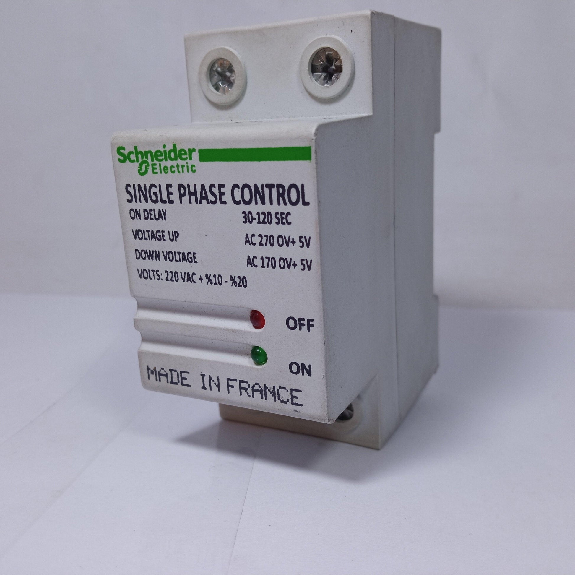 220V Under Over Voltage Protector Circuit Breaker Single Phase Control - industryparts.pk