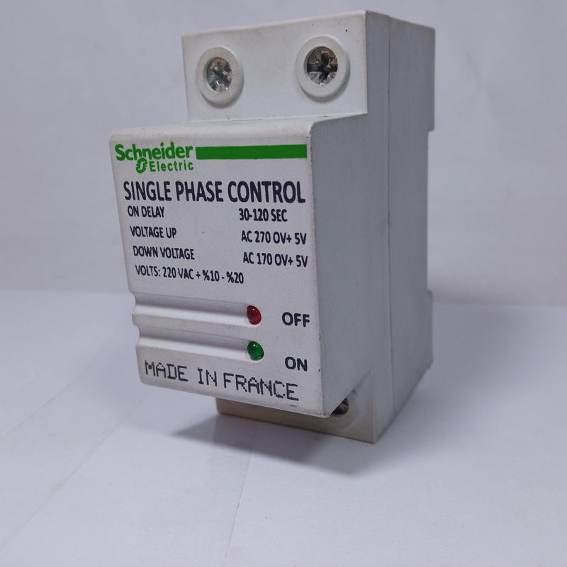 220V Under Over Voltage Protector Circuit Breaker Single Phase Control - industryparts.pk