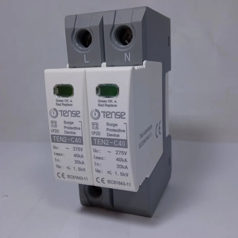 Surge Protective Device IP20 TEN2-DC40 40KA 2 Pole AC TENSE in Pakistan