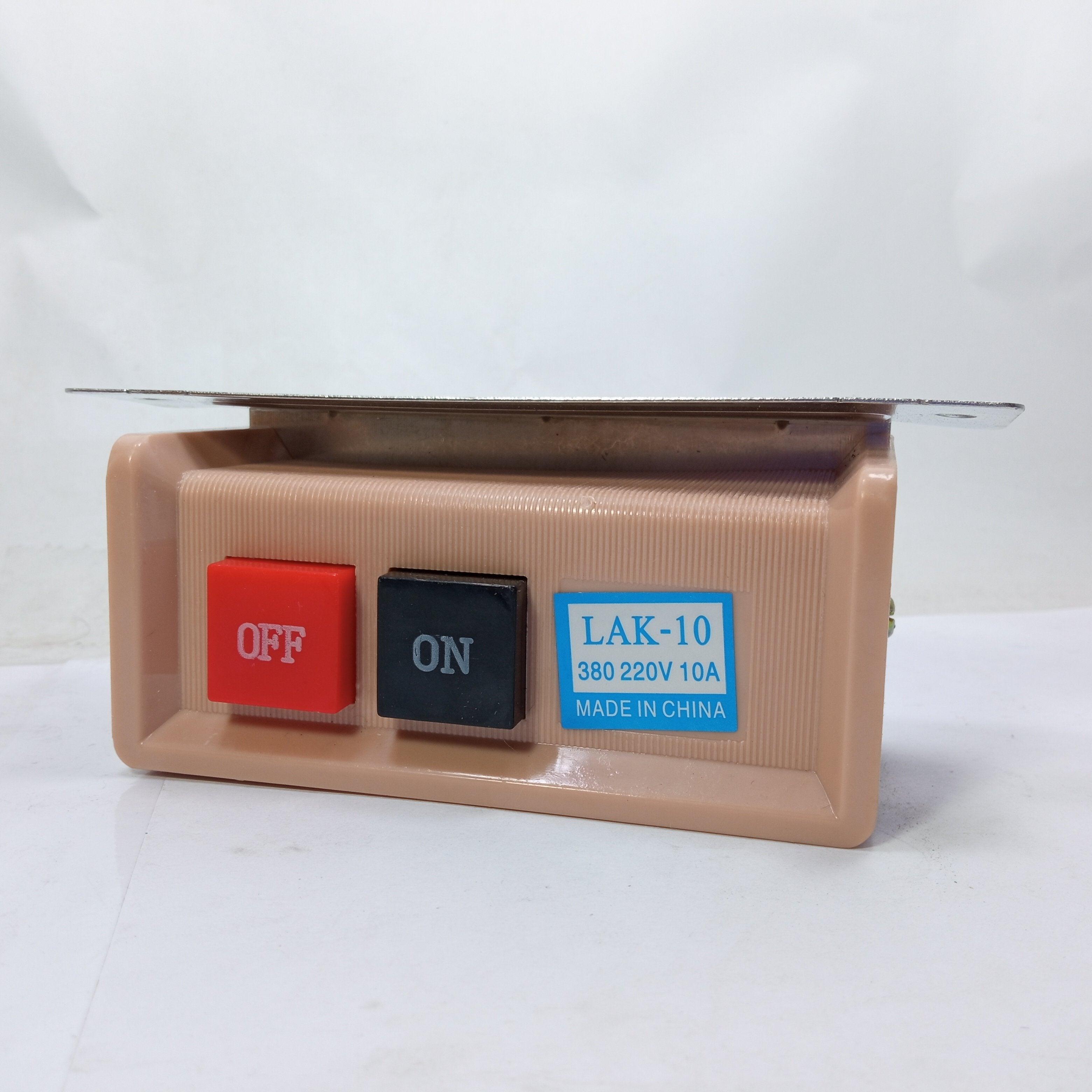 LAK-10 ON/OFF Start Stop Flush Mounted Push Button Switch - industryparts.pk
