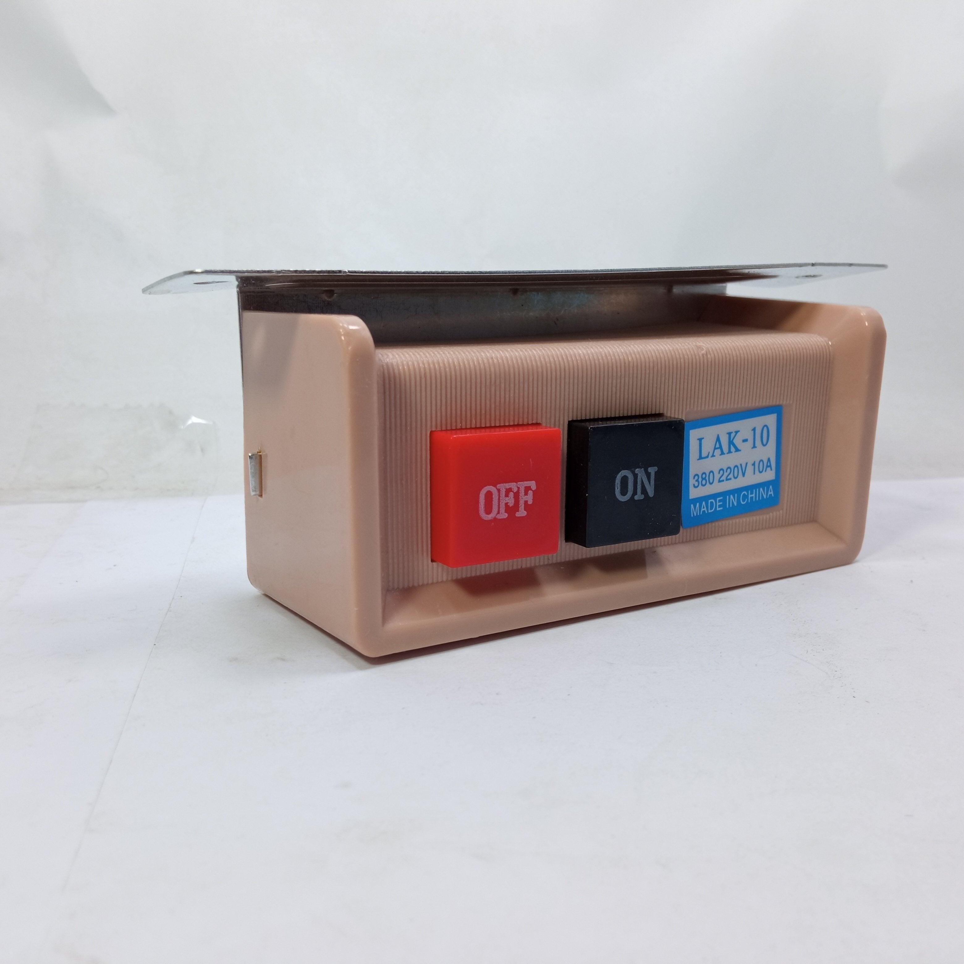 LAK-10 ON/OFF Start Stop Flush Mounted Push Button Switch - industryparts.pk