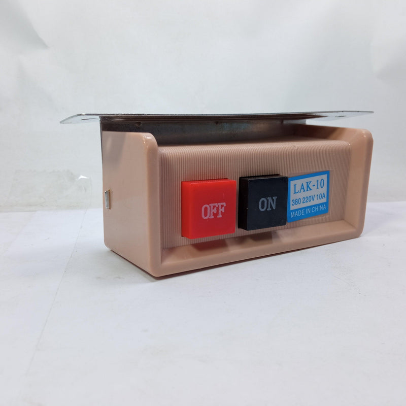 LAK-10 ON/OFF Start Stop Flush Mounted Push Button Switch - industryparts.pk