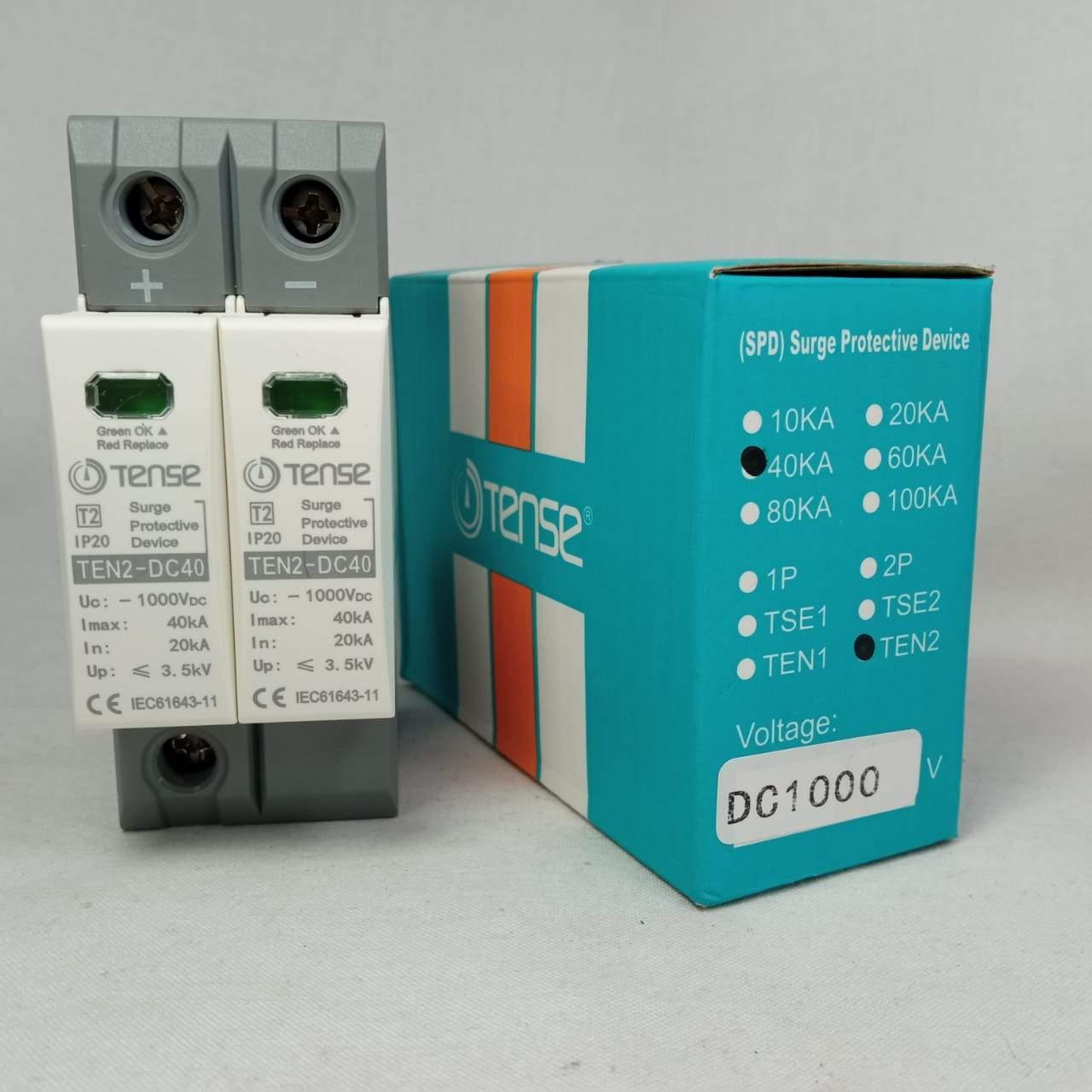 TENSE DC Surge Protective Device IP20 TEN2-DC40 40KA 2 Pole in Pakistan - industryparts.pk