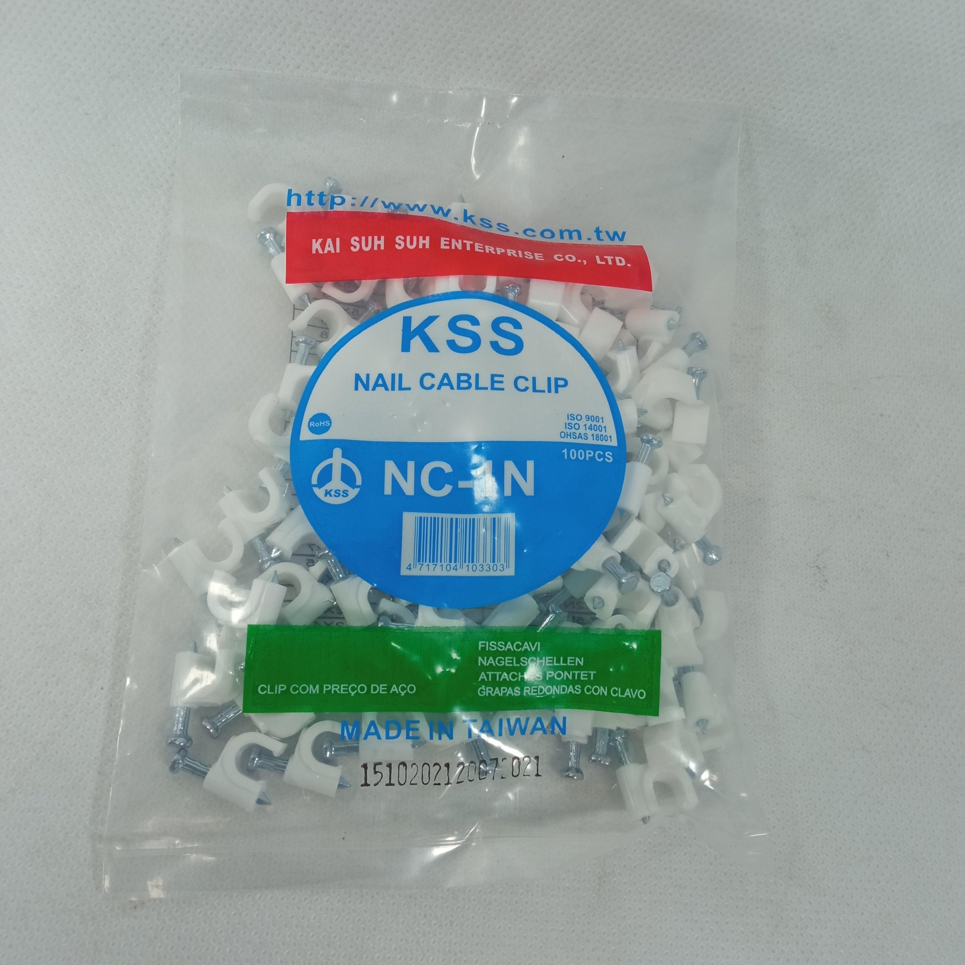 KSS Nail Clamp Cable Clip Wire Clip Different Sizes in Pakistan - industryparts.pk