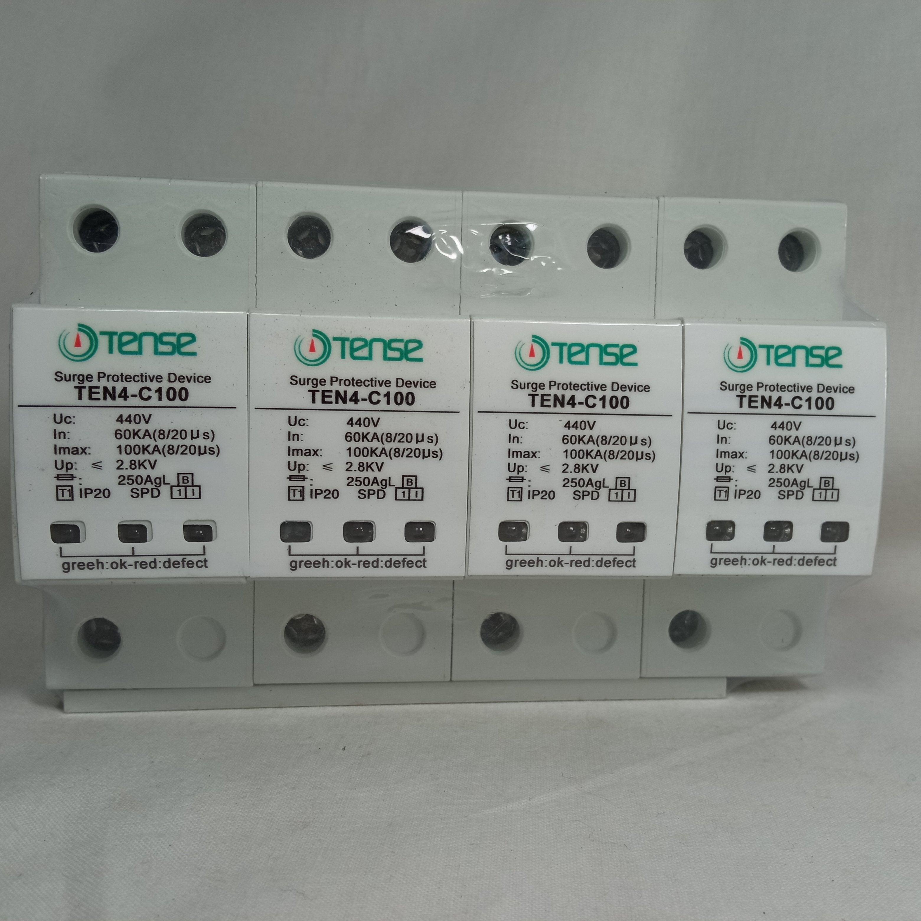Surge protection device 4P SPDsurge arrester surge protector KDY-100 100KVA in Pakistan - industryparts.pk