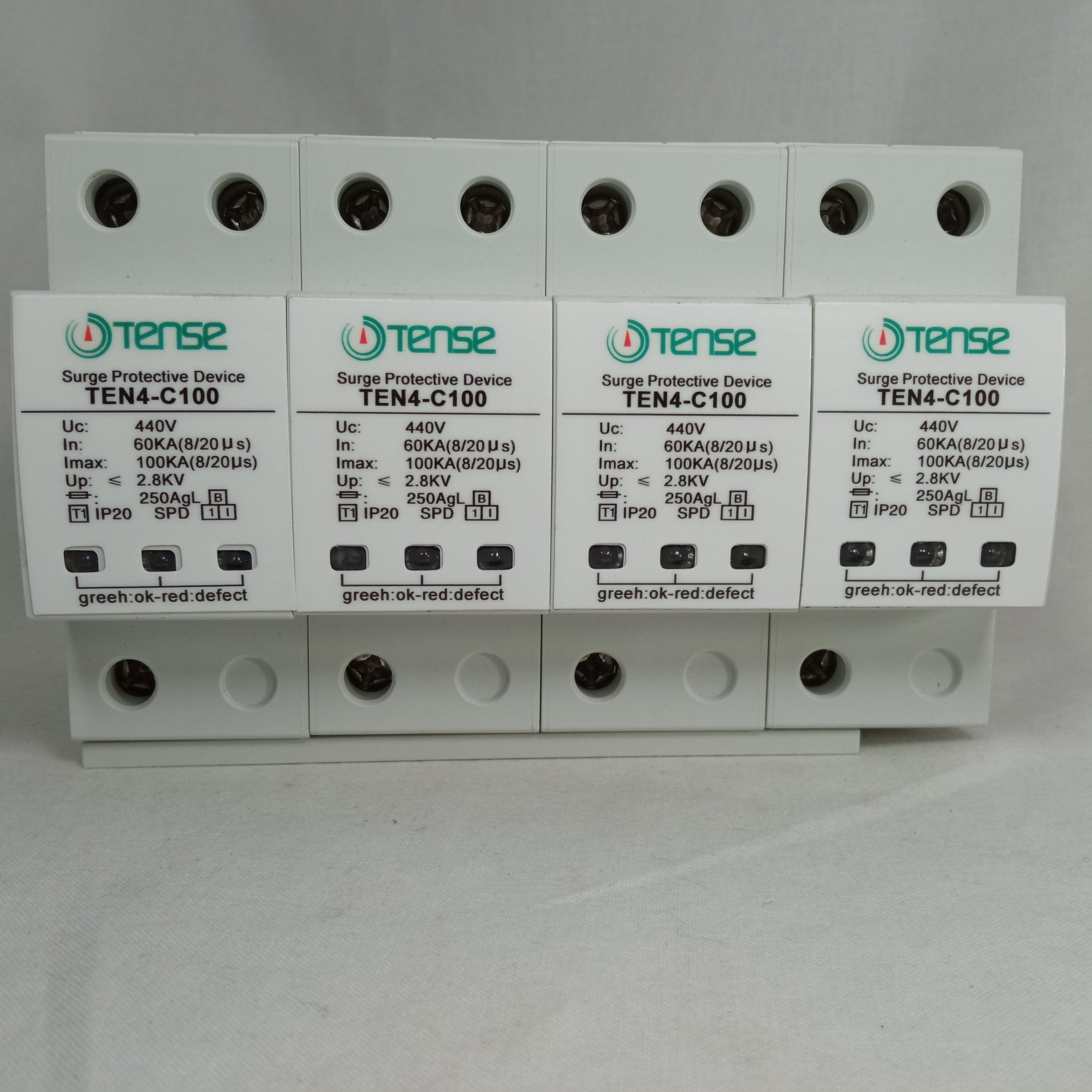 Surge protection device 4P SPDsurge arrester surge protector KDY-100 100KVA in Pakistan - industryparts.pk