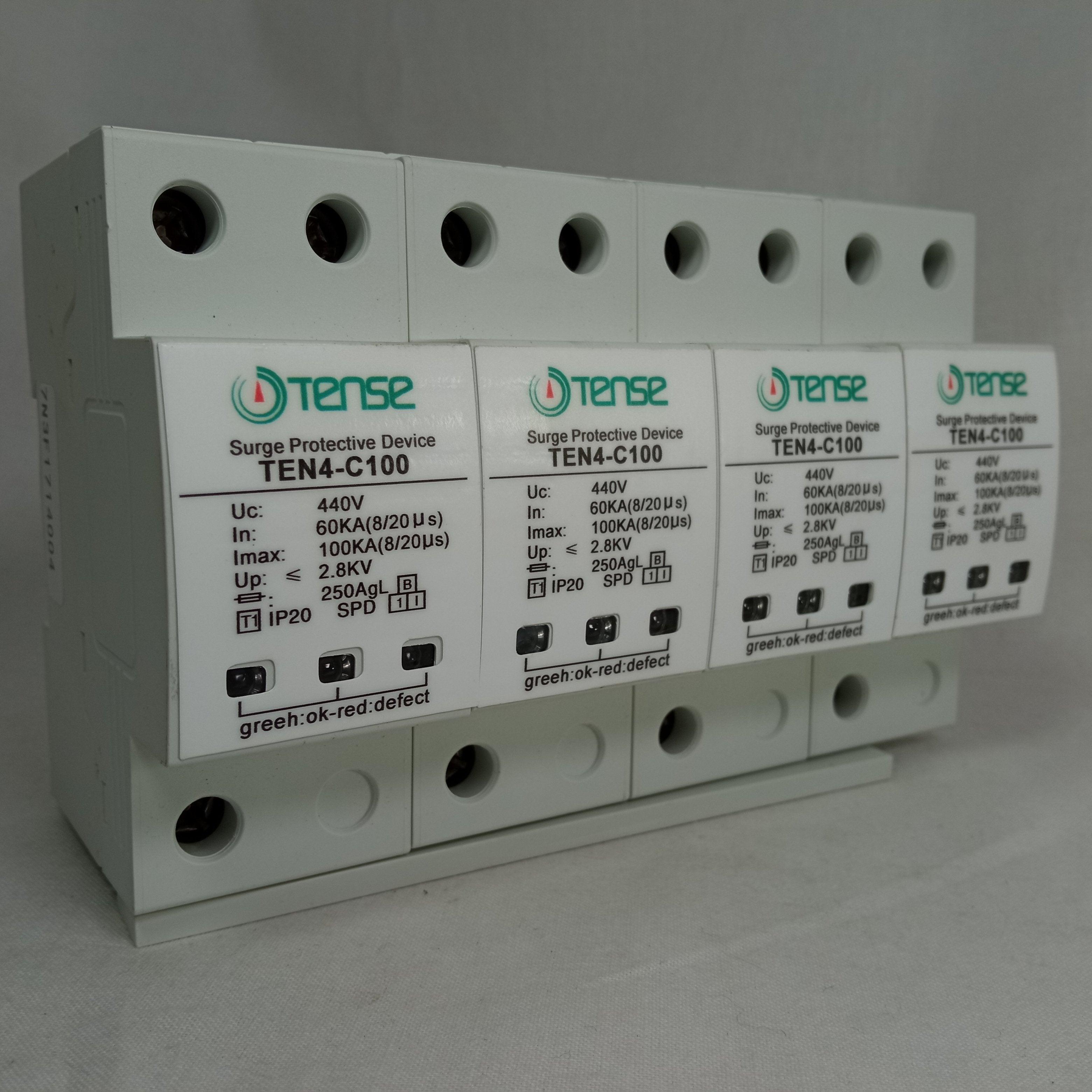 Surge protection device 4P SPDsurge arrester surge protector KDY-100 100KVA in Pakistan - industryparts.pk