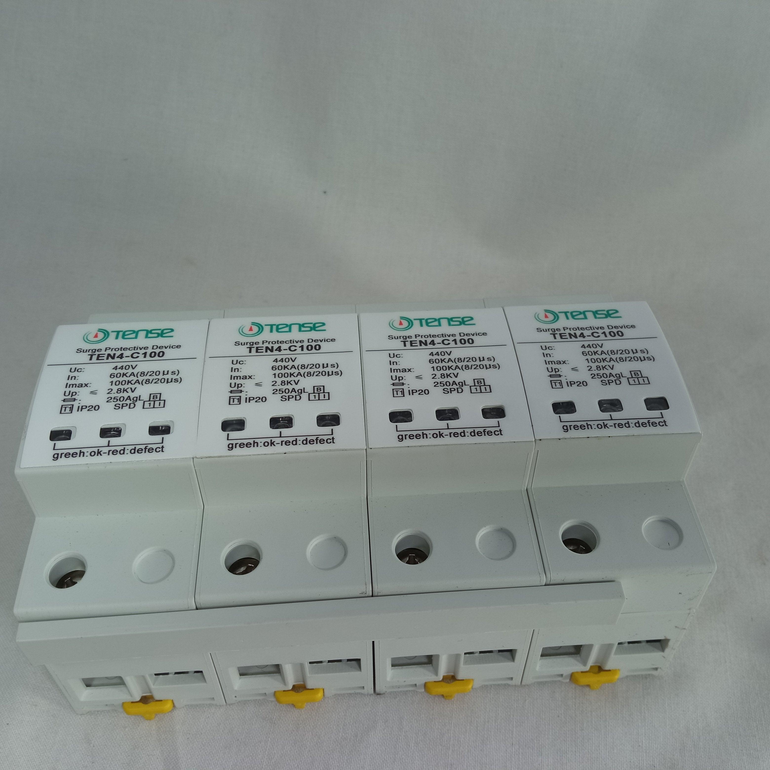 Surge protection device 4P SPDsurge arrester surge protector KDY-100 100KVA in Pakistan - industryparts.pk