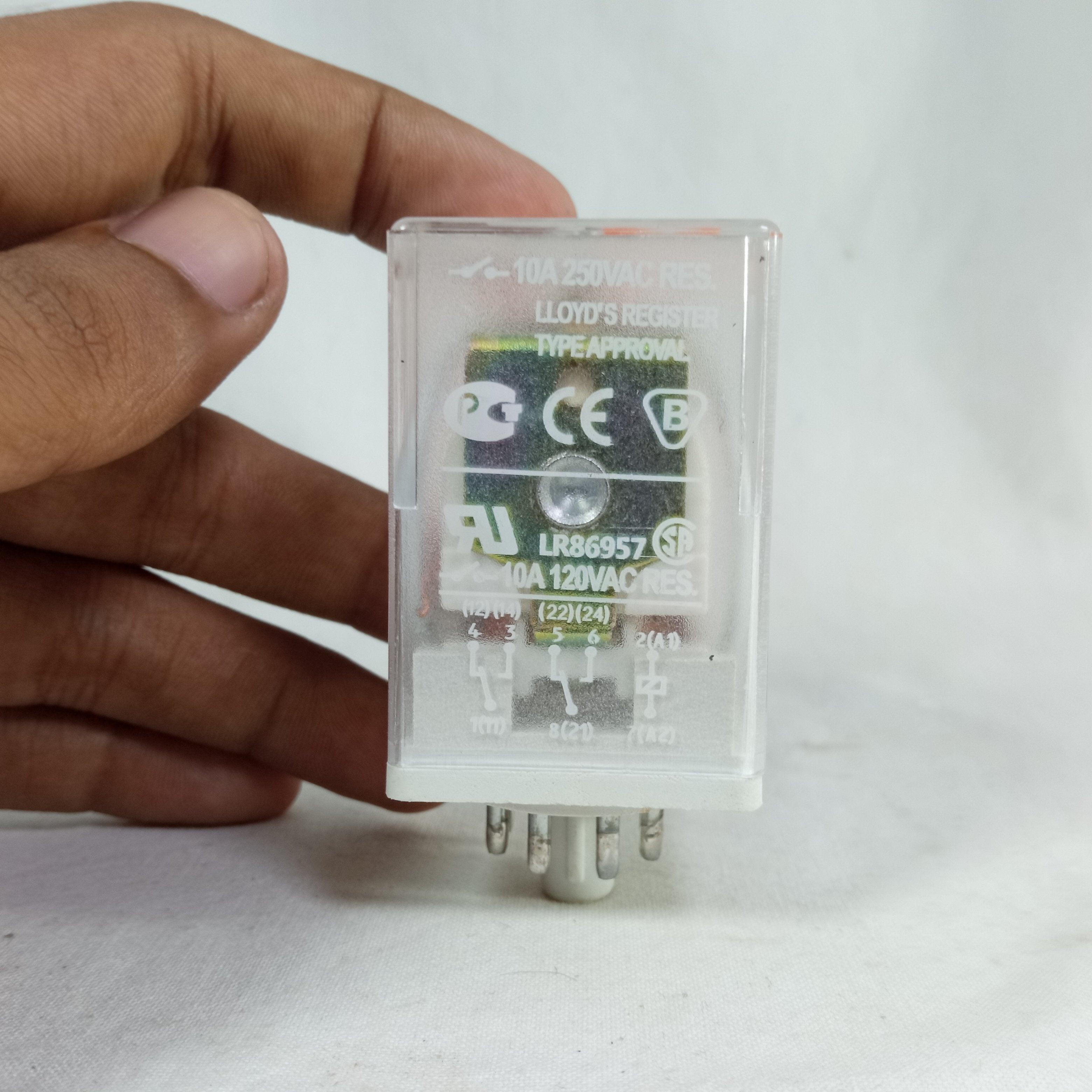 8 Pin Relay 110VAC 10A LR86957 relpol in Pakistan - industryparts.pk