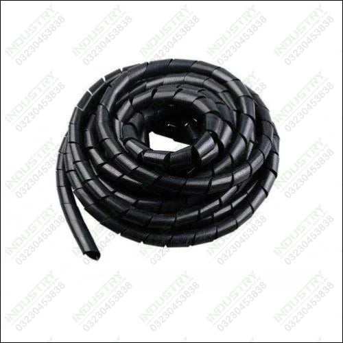 6mm Black PVC Spiral Sleeve - industryparts.pk