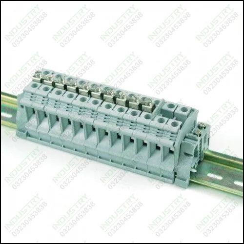 6mm din rail Line up mounted terminal block 20 Pcs in Pakistan - industryparts.pk