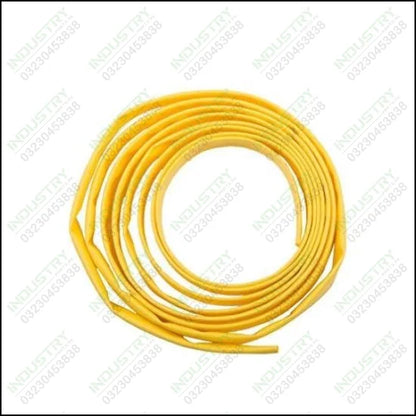 6mm Heat Shrink Sleeve Yellow Colour 5 meters in Pakistan - industryparts.pk