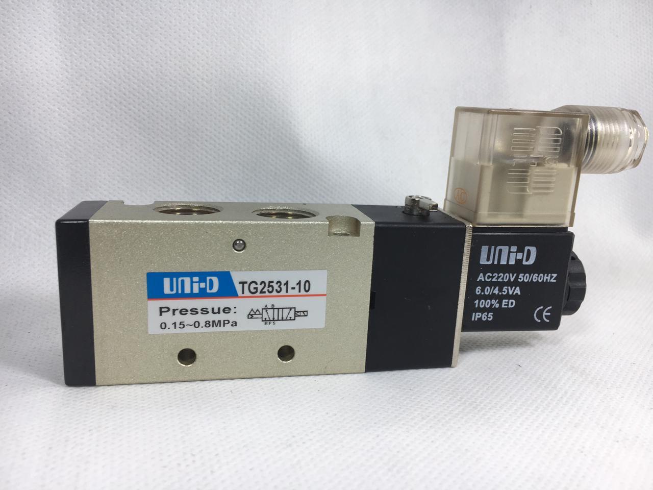 Five-way two-way solenoid valve TG2531-10-AC220V TG2531-10-DC24V TG2531-10-AC110V - industryparts.pk