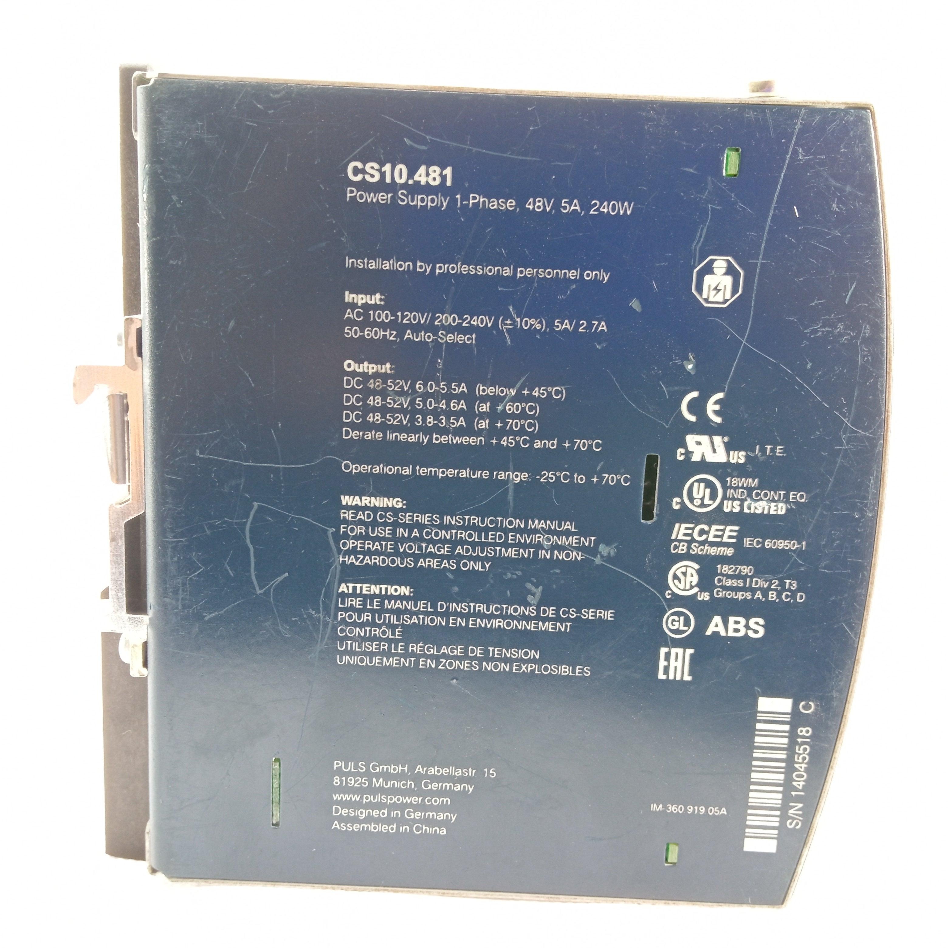 CS10 PULS Power Supply Lotted in Pakistan - industryparts.pk