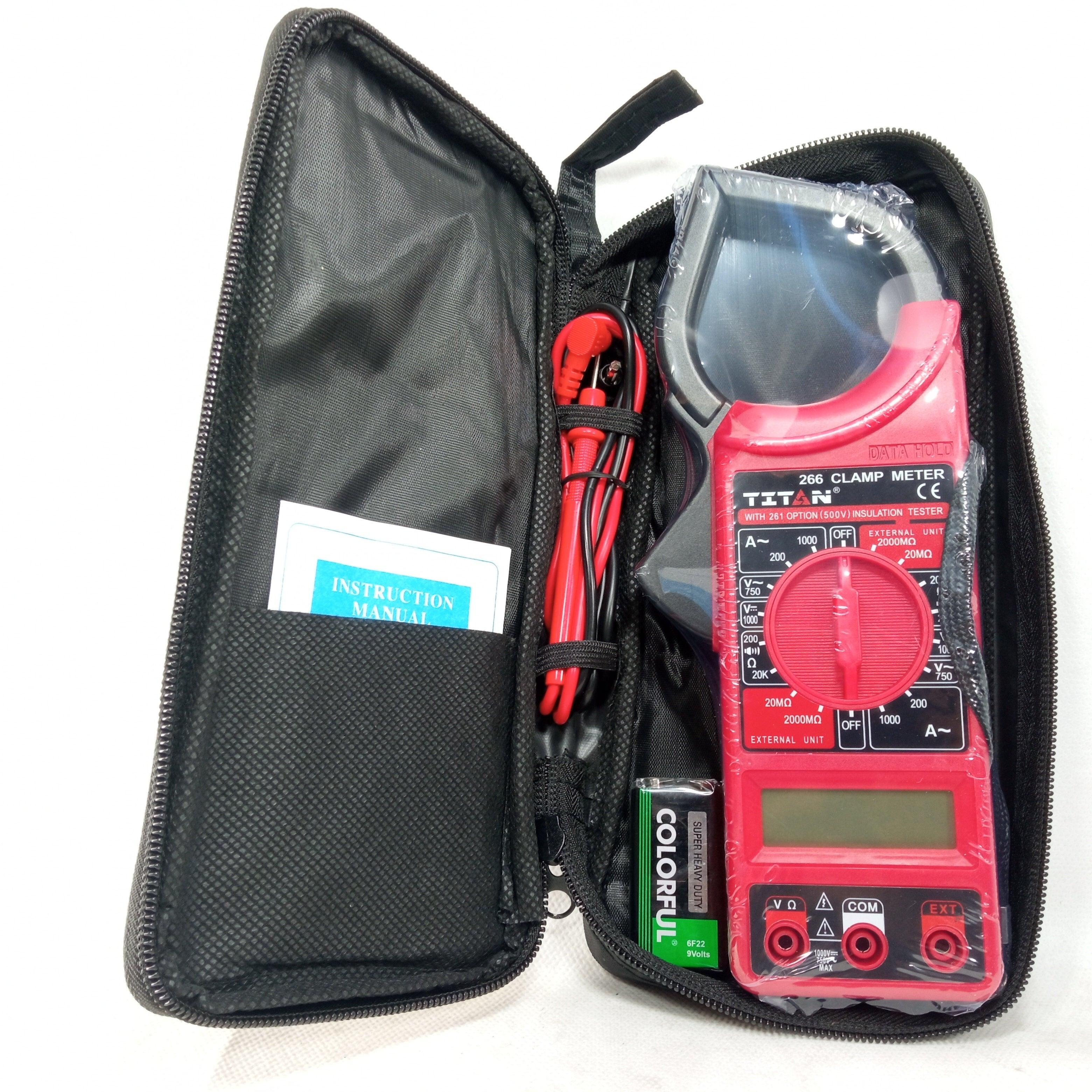 Titan Digital Clamp Meter DT266 in Pakistan - industryparts.pk