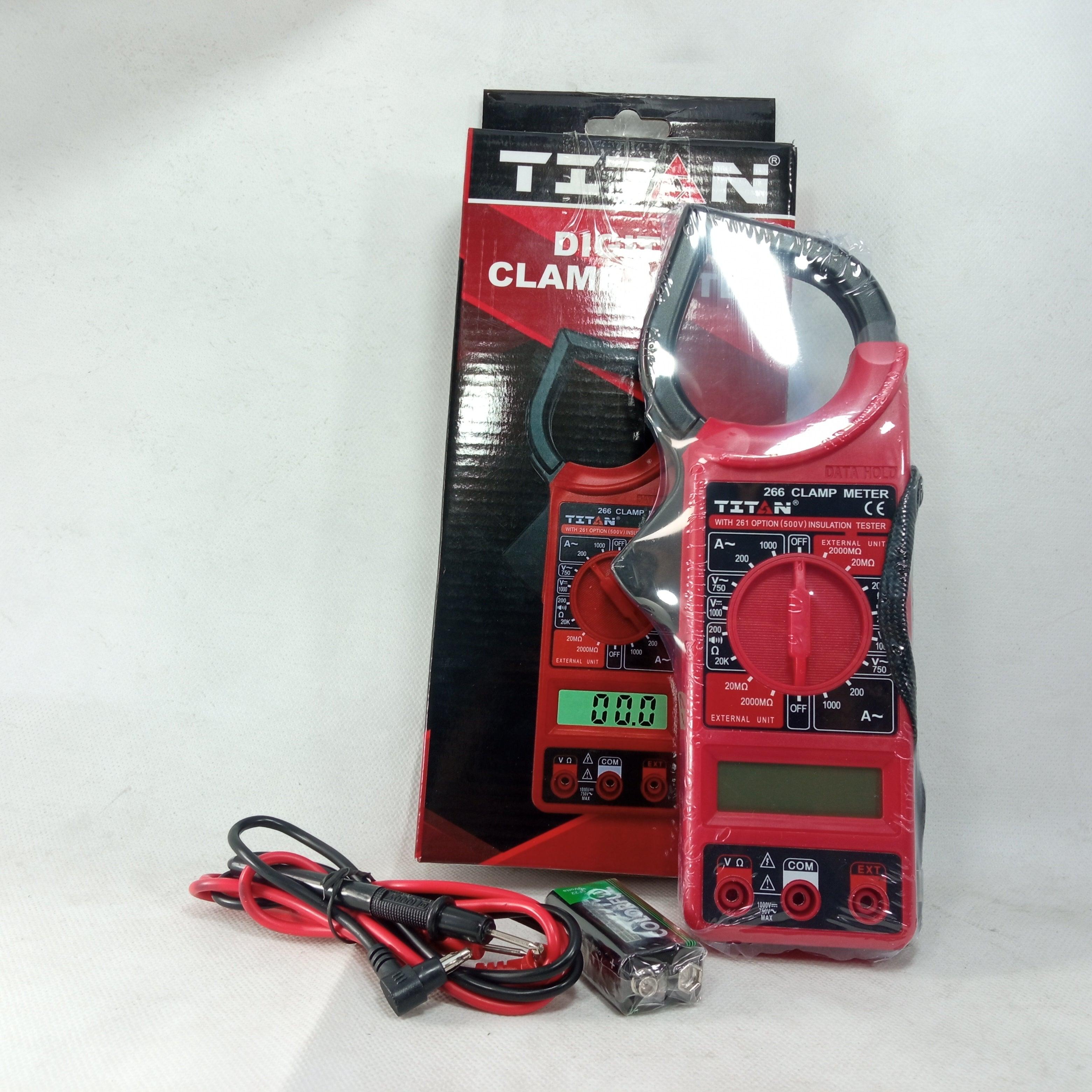 Titan Digital Clamp Meter DT266 in Pakistan - industryparts.pk