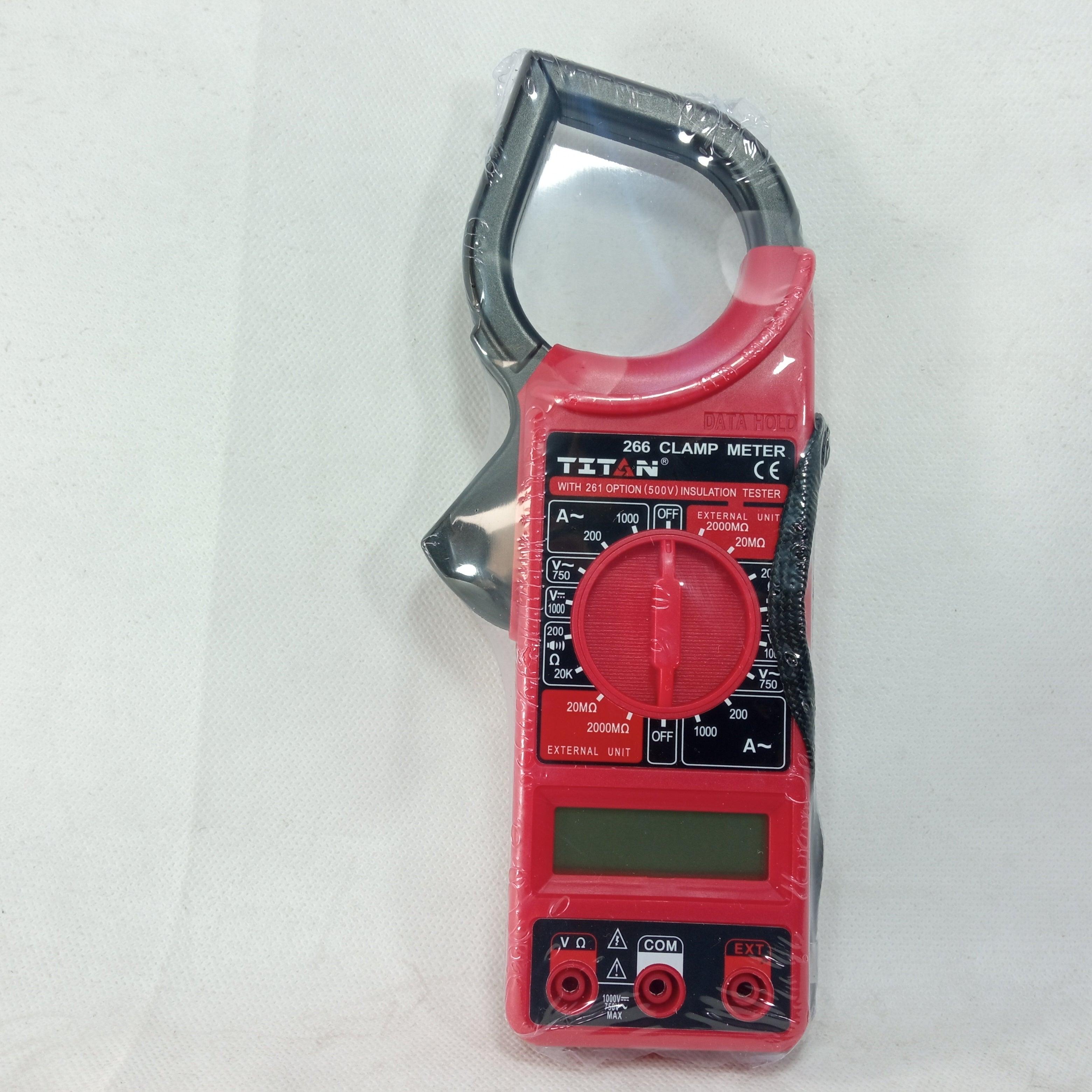 Titan Digital Clamp Meter DT266 in Pakistan - industryparts.pk