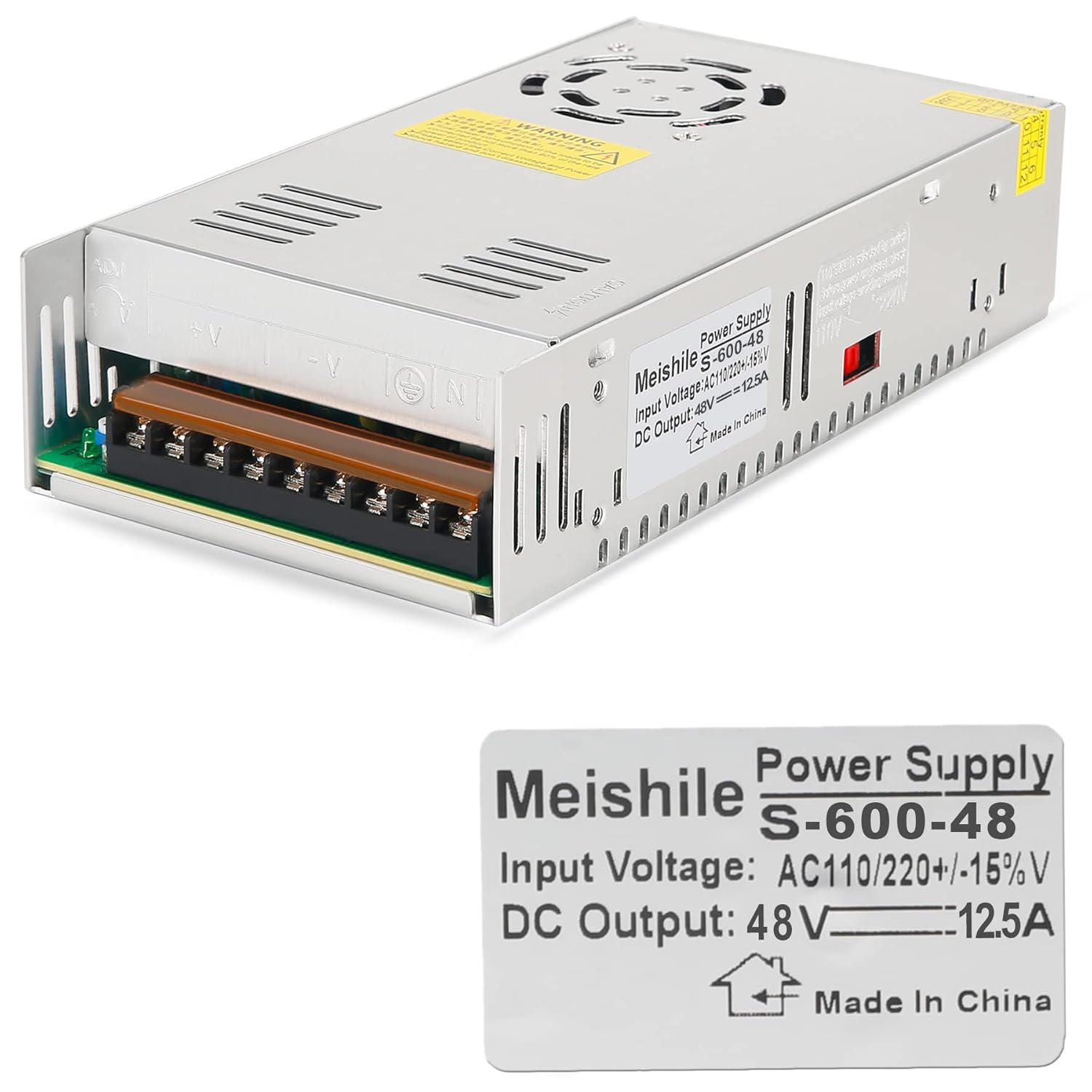 48V 12.5Amp 600W Switching Power Supply in Pakistan
