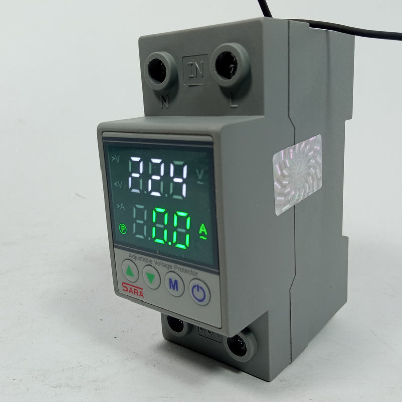 SARA Adjustable V/A Voltage Protector 63A in Pakistan