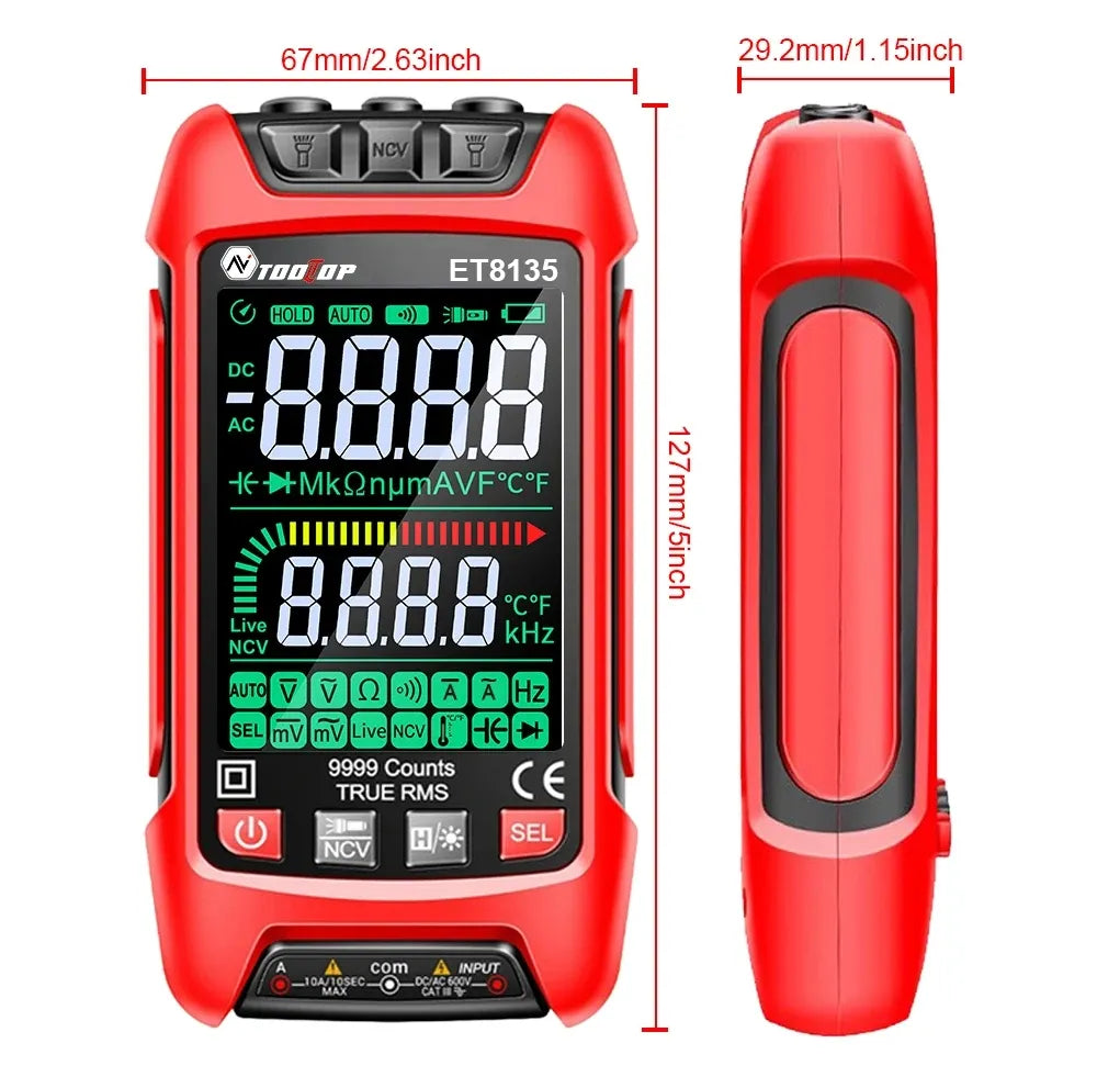 TOOLTOP ET8135 Intelligent True RMS Digital Multimeter in Pakistan