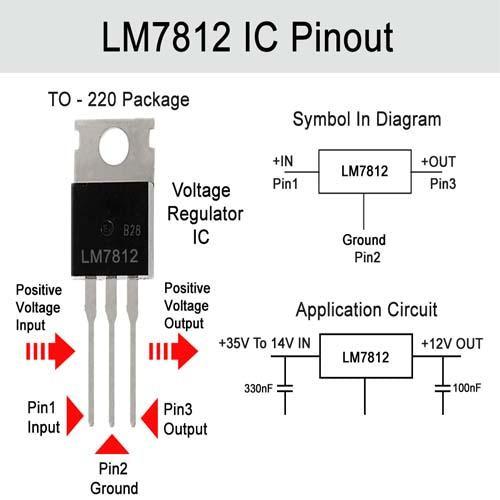 7812 Transistor – 12V, Voltage Regulator  LM7812 - industryparts.pk