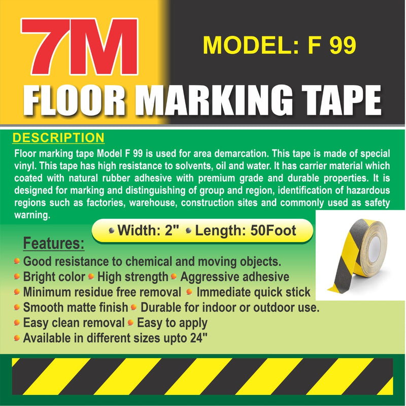 7M F99 Floor Marking Tape in Pakistan