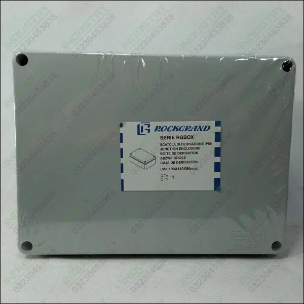 8 Inches Rectangle IP56 Adaptable PVC Junction Box 190 x 140 x 90mm in Pakistan - industryparts.pk