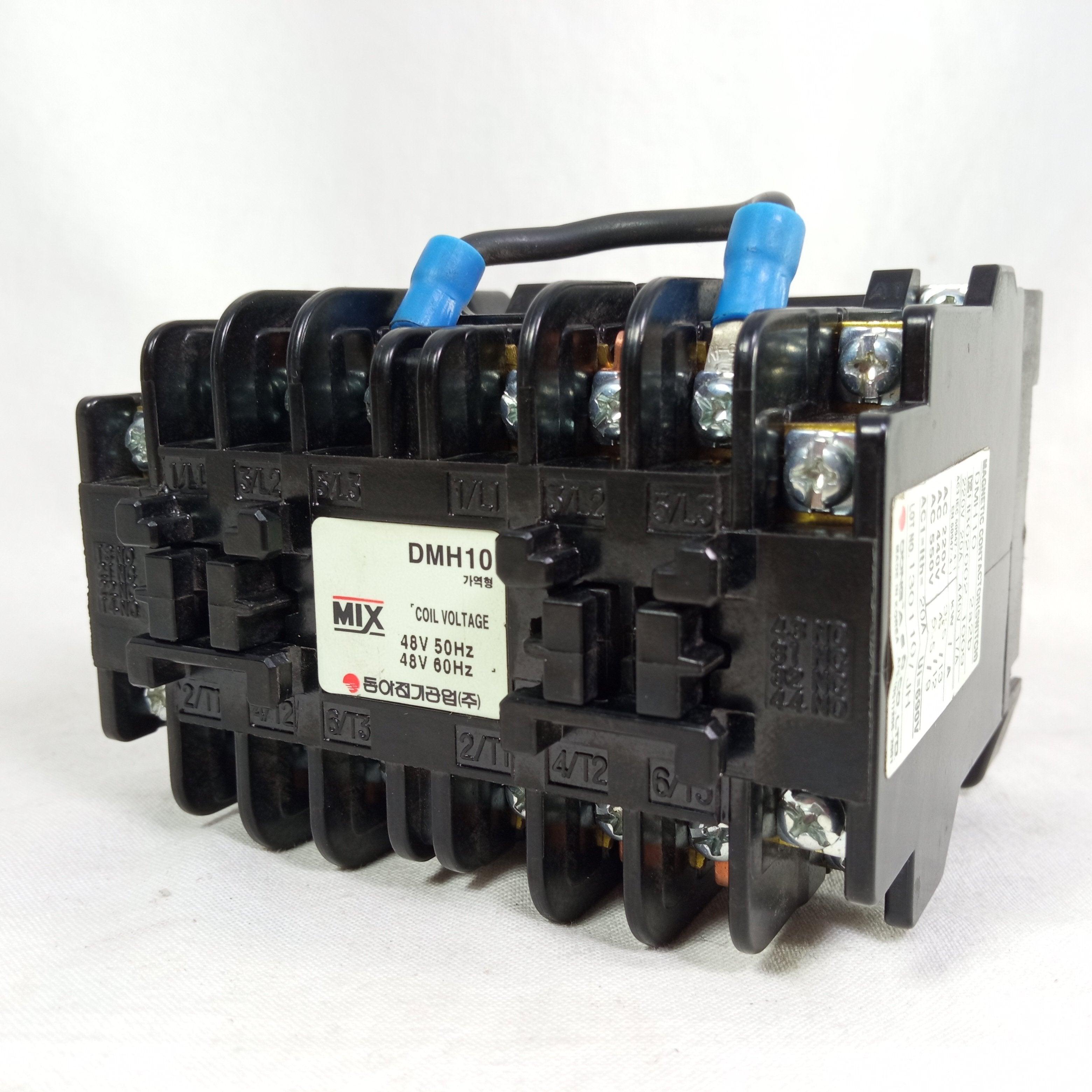 AC Magnetic Contactor DMH10 2a2b 220v interlock switch in Pakistan - industryparts.pk