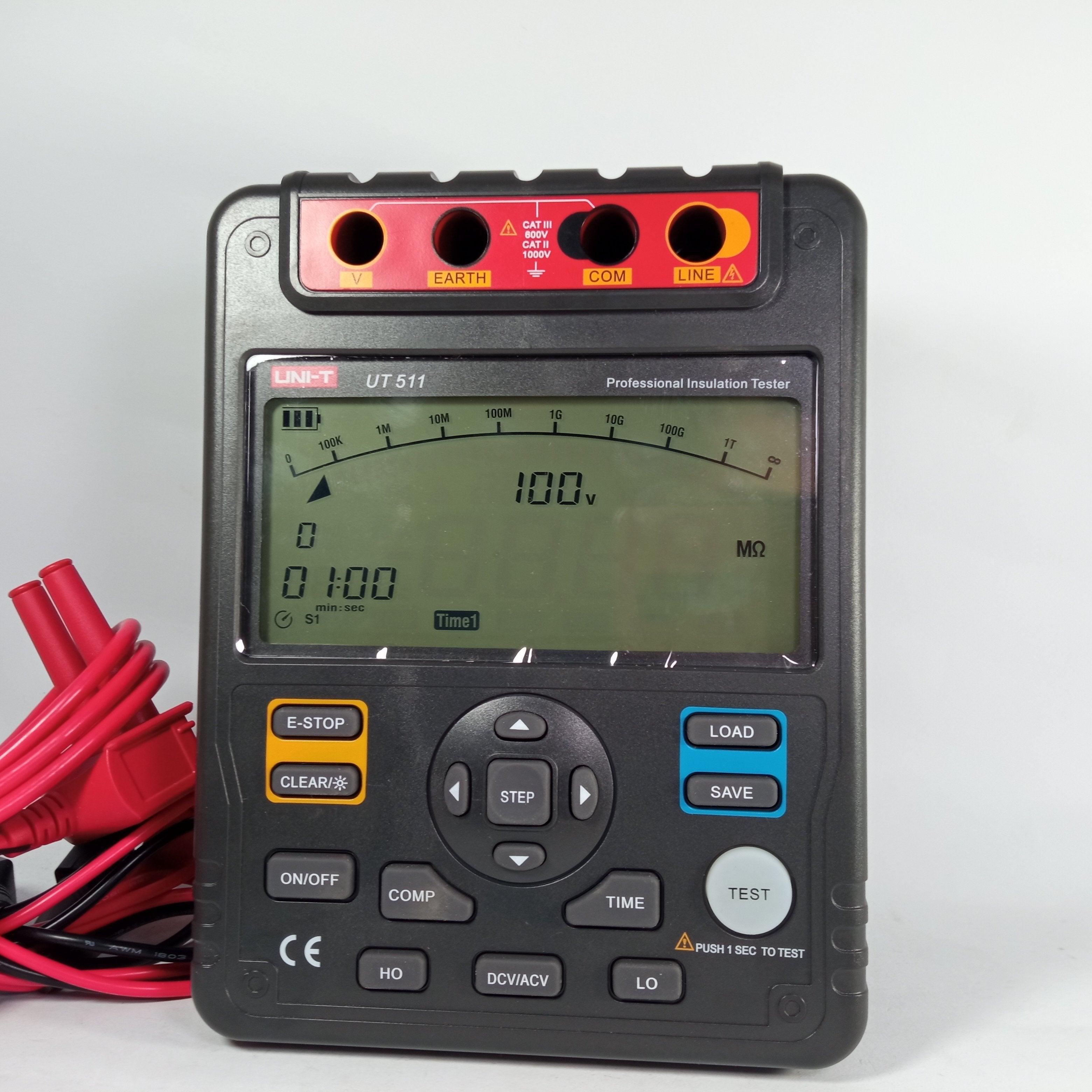 UNI T Digital Insulation Resistance Meter UT511 in Pakistan - industryparts.pk