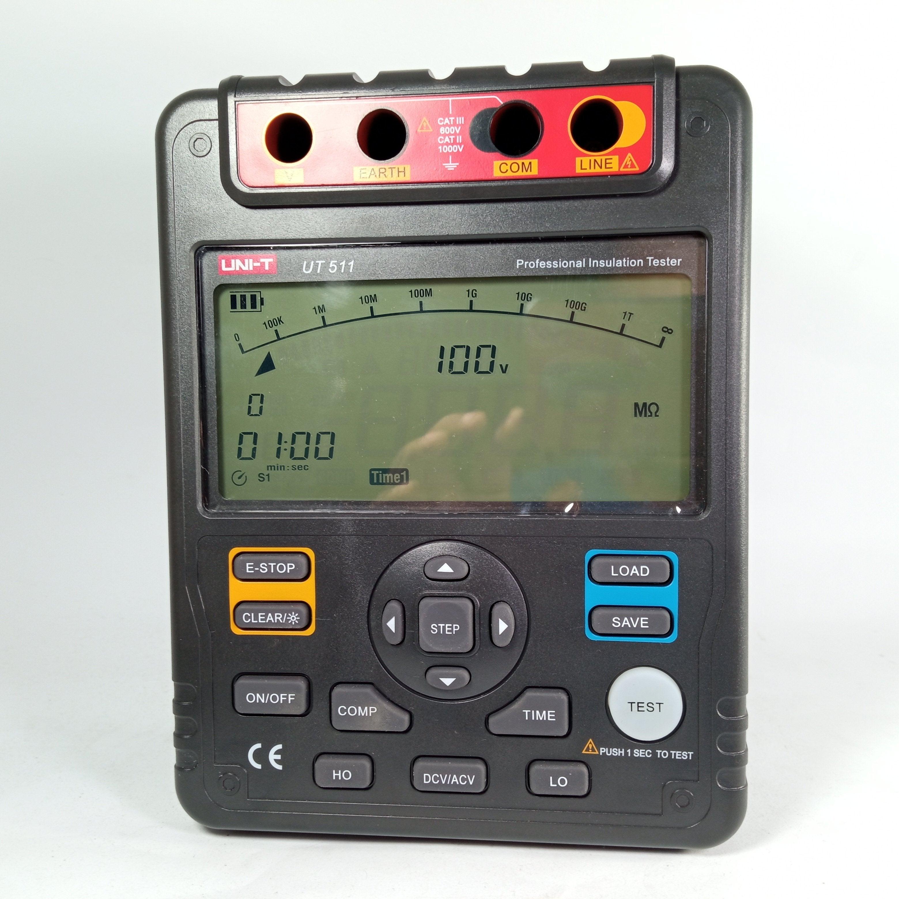 UNI T Digital Insulation Resistance Meter UT511 in Pakistan - industryparts.pk