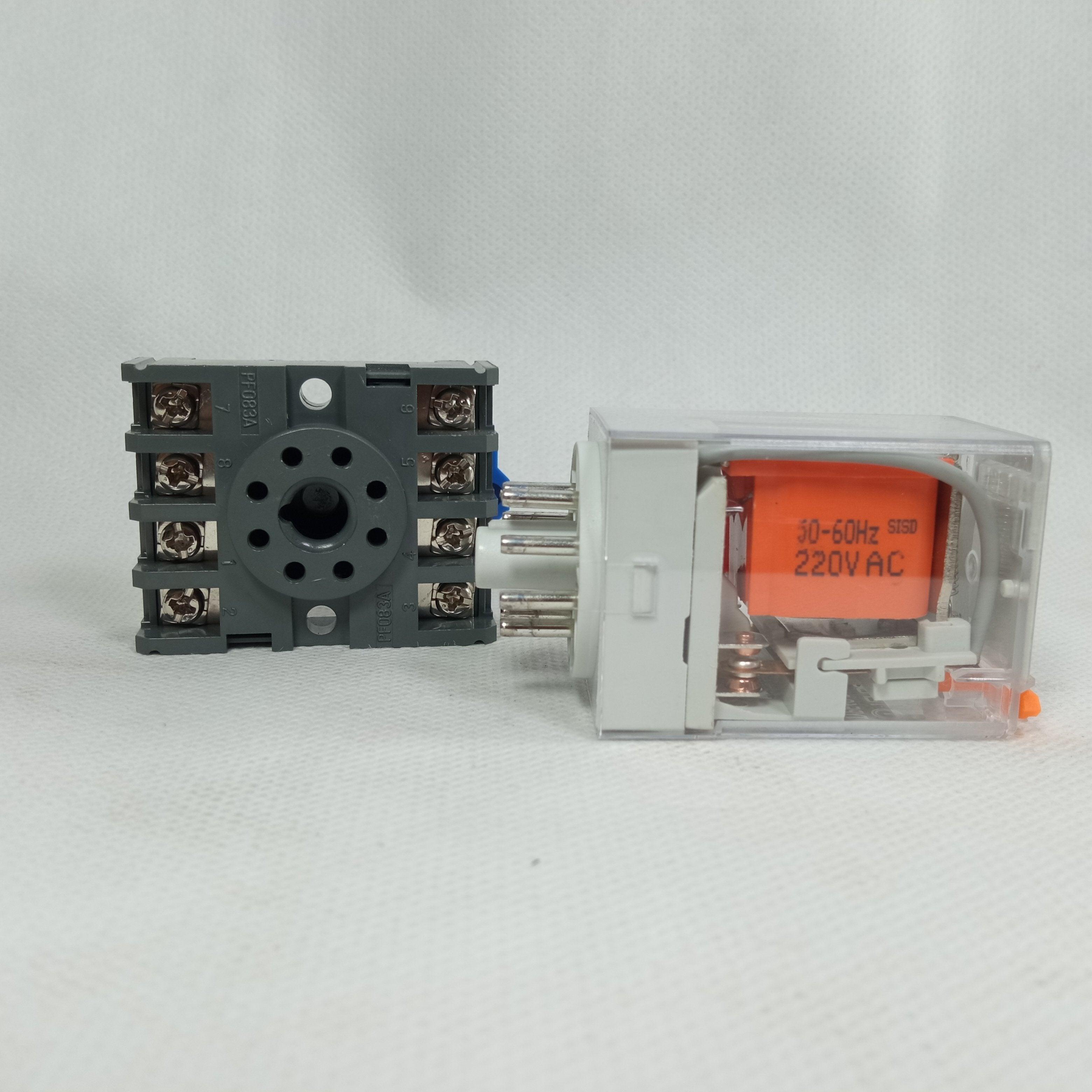 Tense Relay 8 Pin 10A-250V AC 220V in Pakistan - industryparts.pk