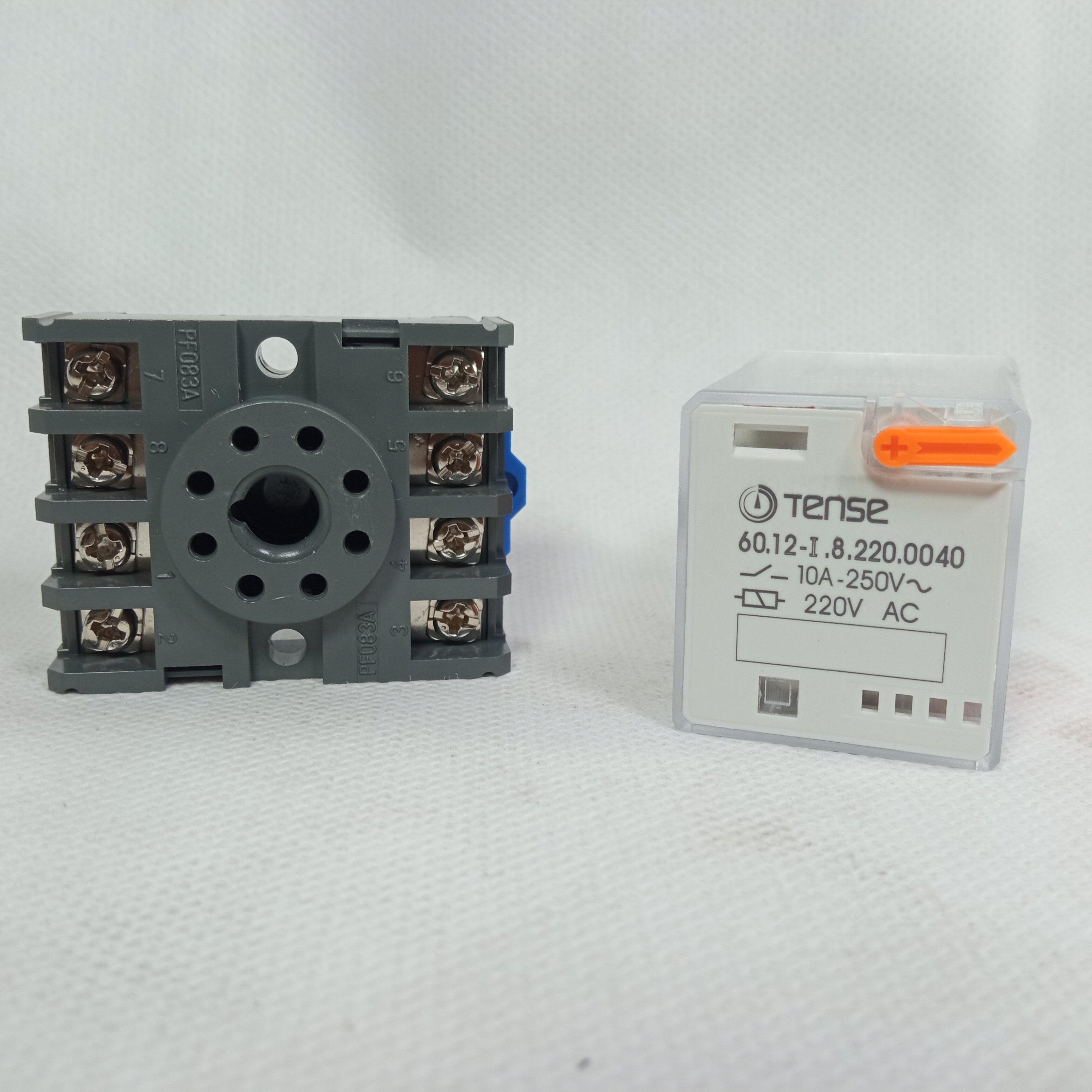 Tense Relay 8 Pin 10A-250V AC 220V in Pakistan - industryparts.pk