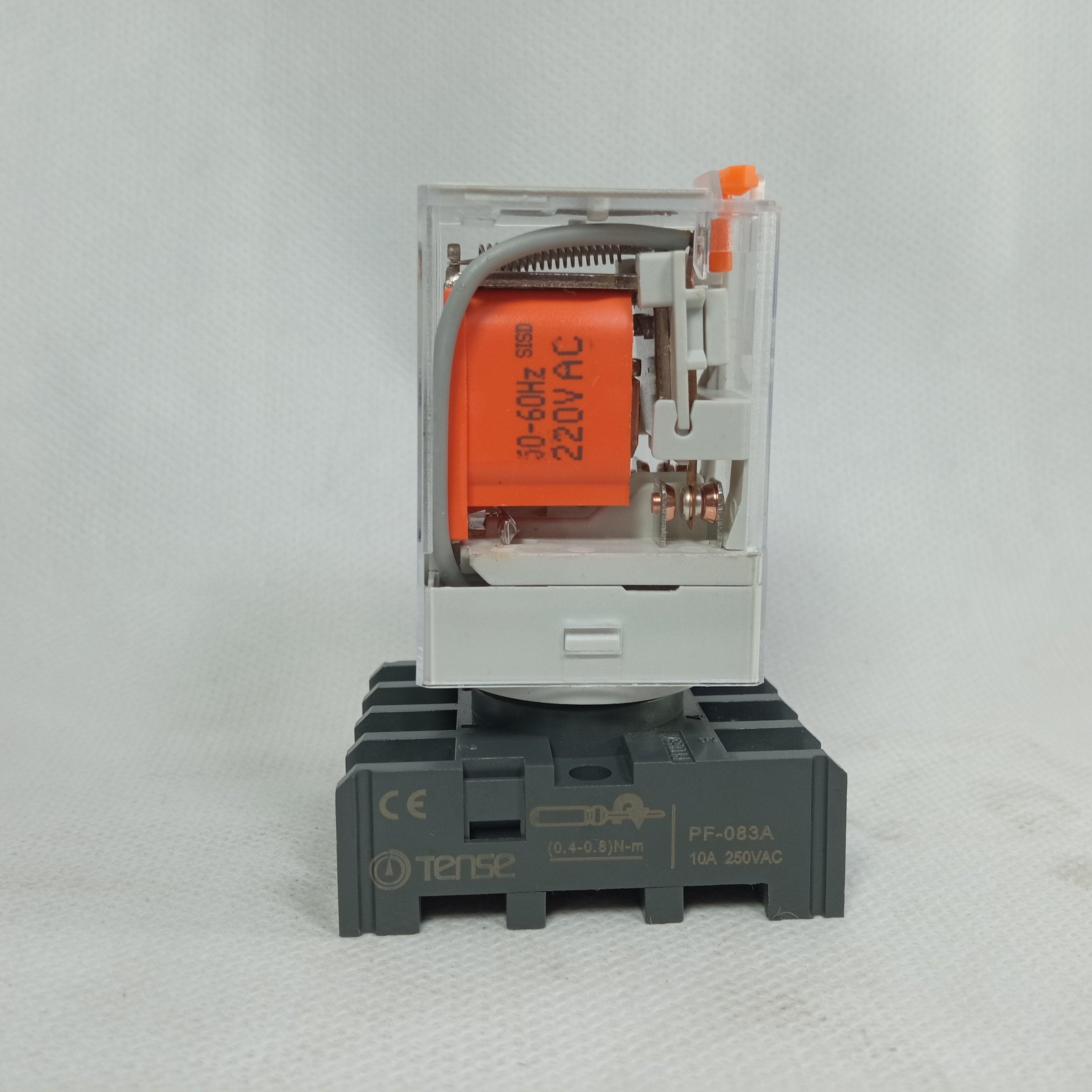 Tense Relay 8 Pin 10A-250V AC 220V in Pakistan - industryparts.pk