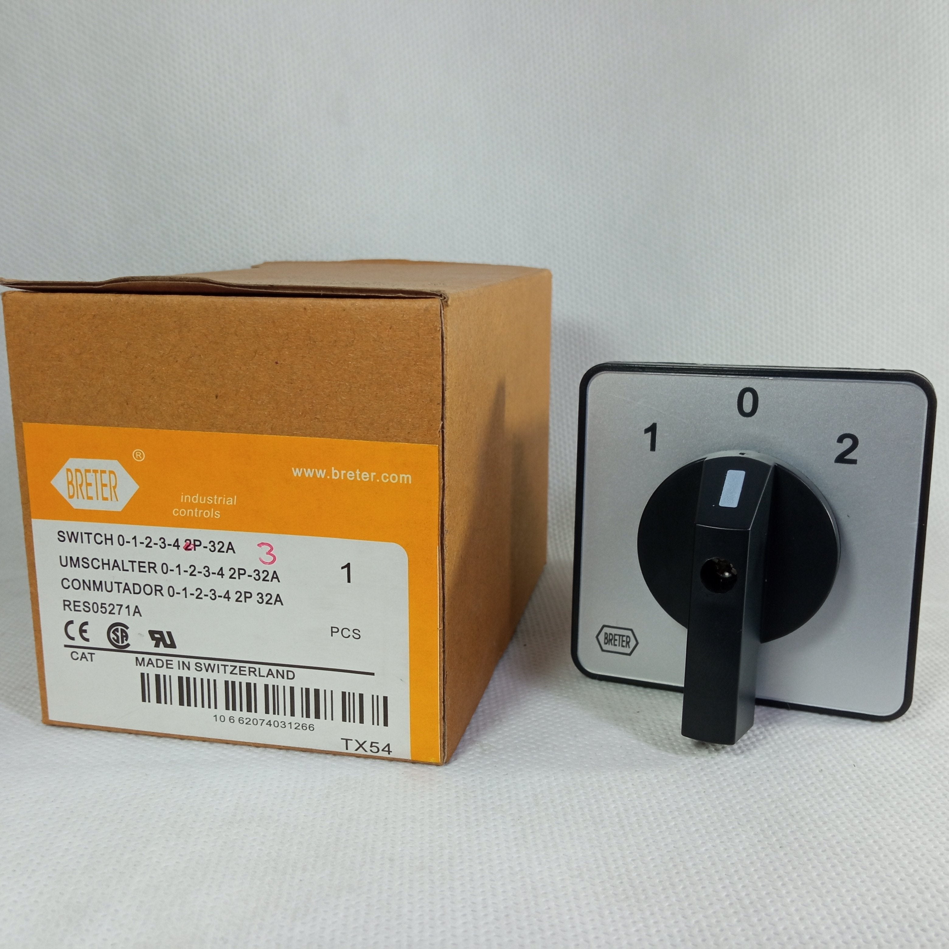 BRETER Cam Switch 1-0-2 Position Rotary Changeover Switches in Pakistan - industryparts.pk