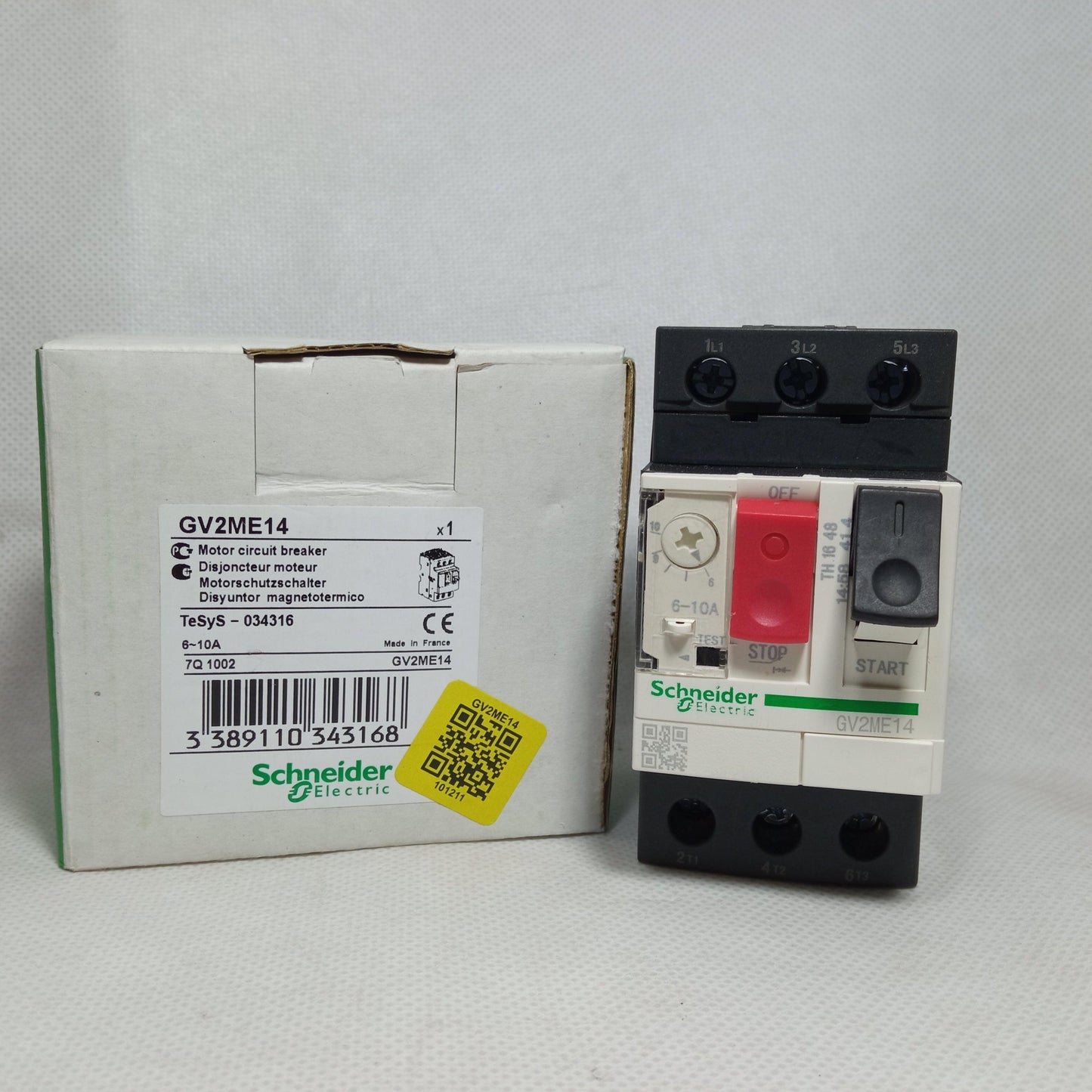 Schneider Motor circuit breaker GV2ME14 China in Pakistan - industryparts.pk