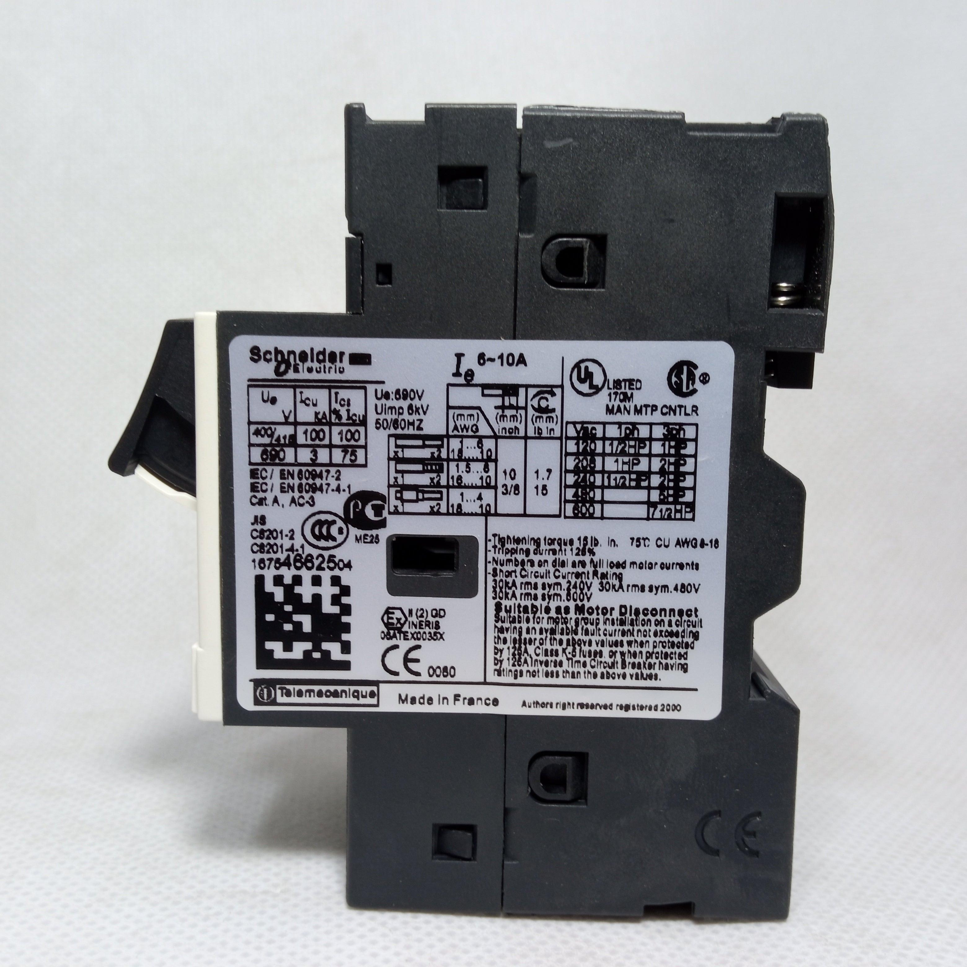 Schneider Motor circuit breaker GV2ME14 China in Pakistan - industryparts.pk