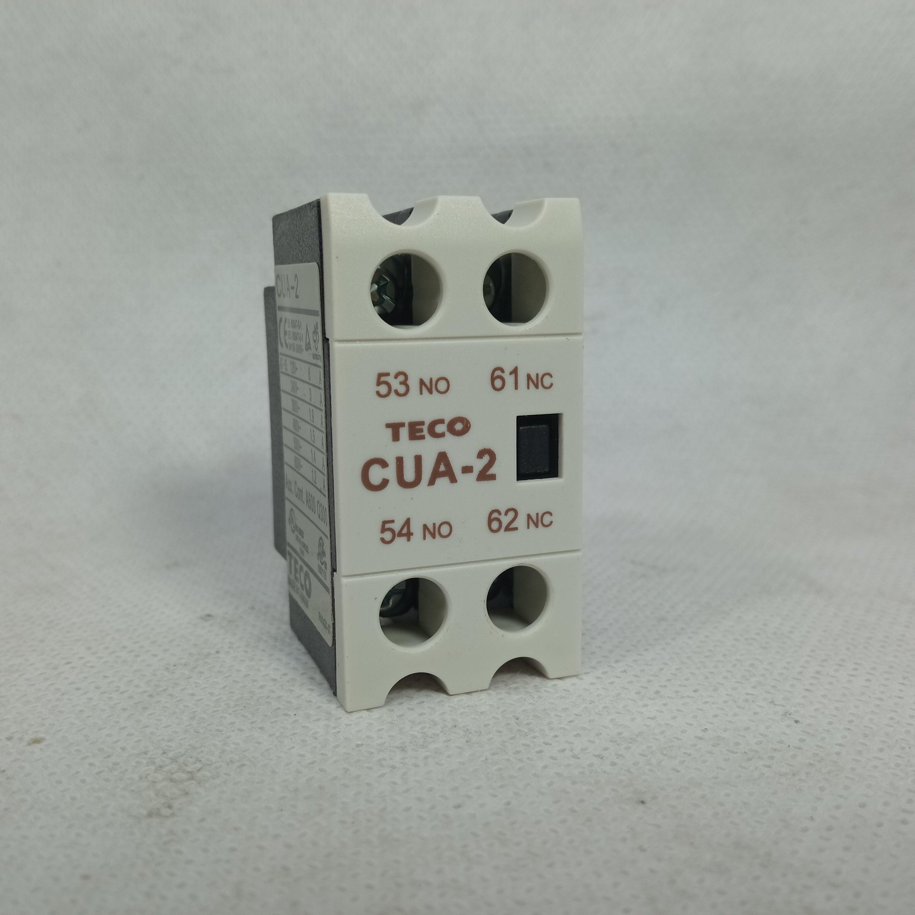 TECO AC Contactor Auxiliary Contact CUA-2 in Pakistan - industryparts.pk
