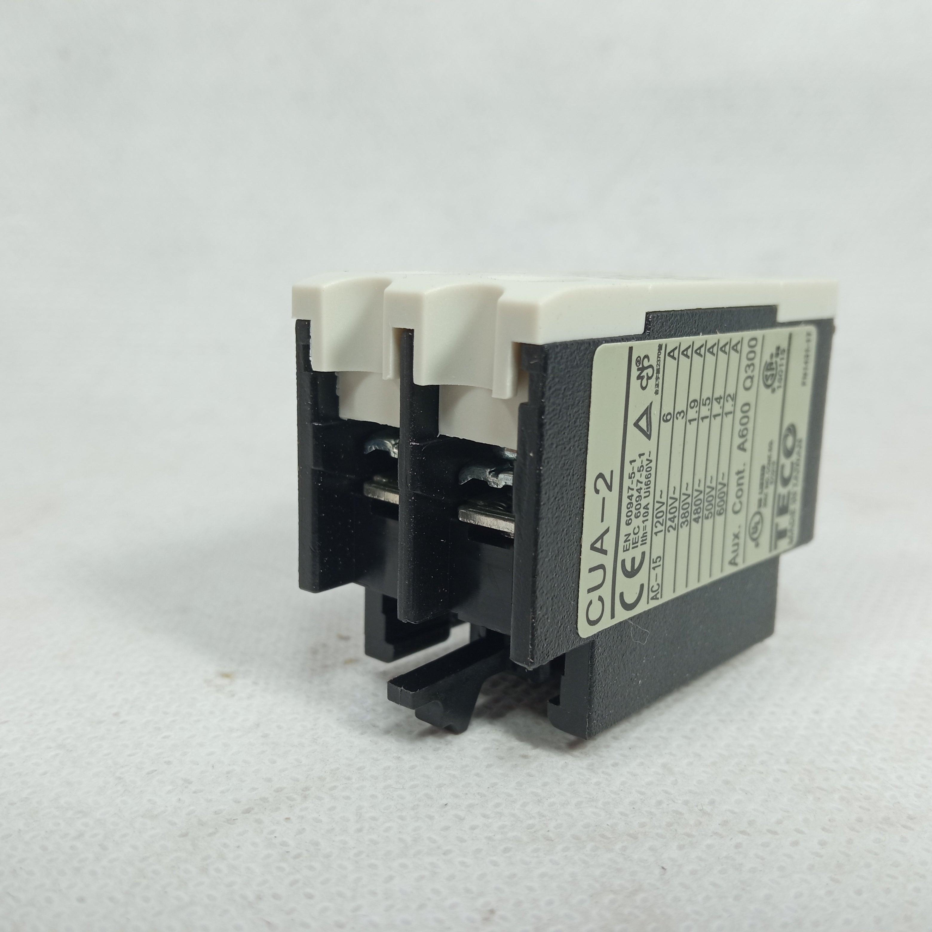 TECO AC Contactor Auxiliary Contact CUA-2 in Pakistan - industryparts.pk