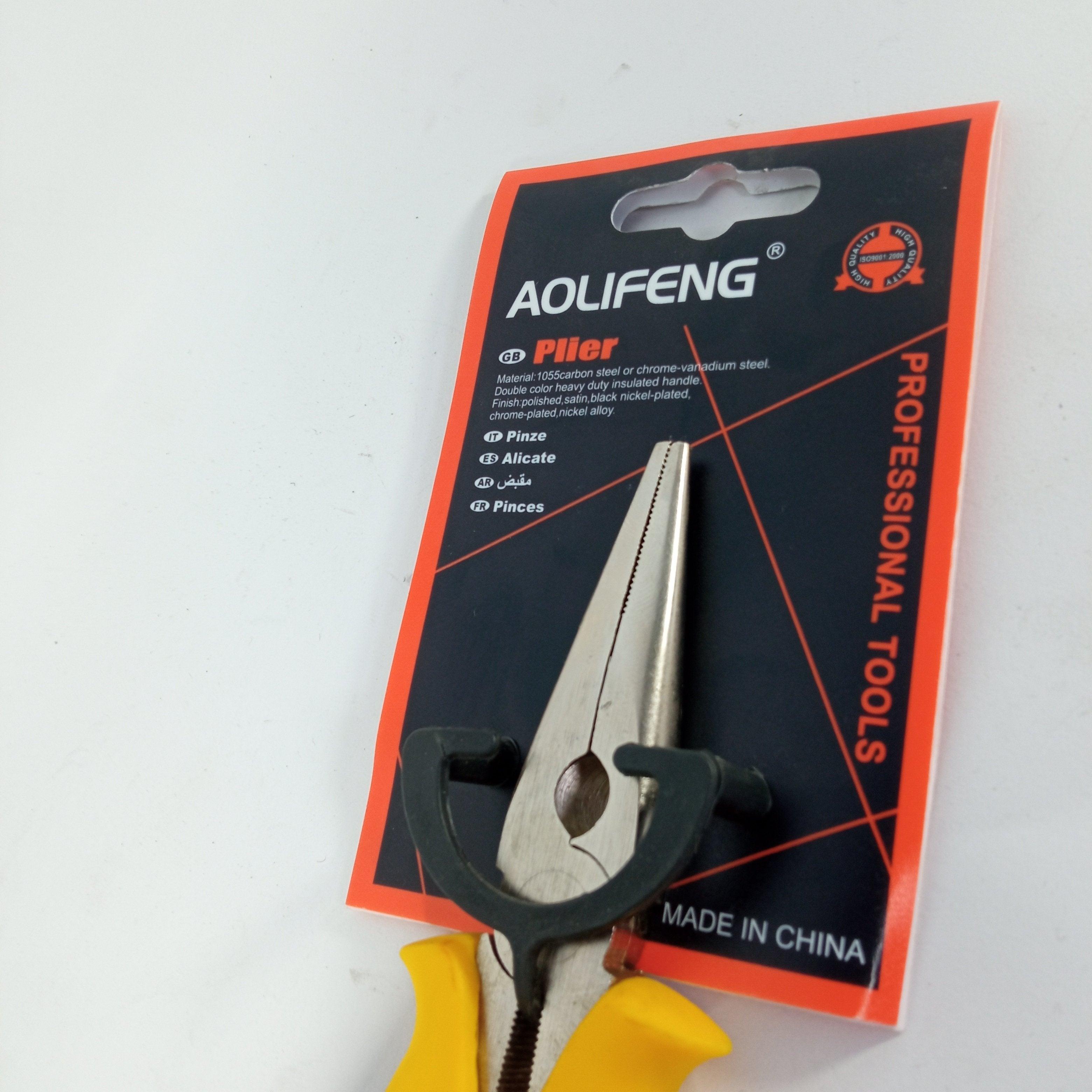 AOLIFENG Mild Steel Long Nose Plier in Pakistan - industryparts.pk