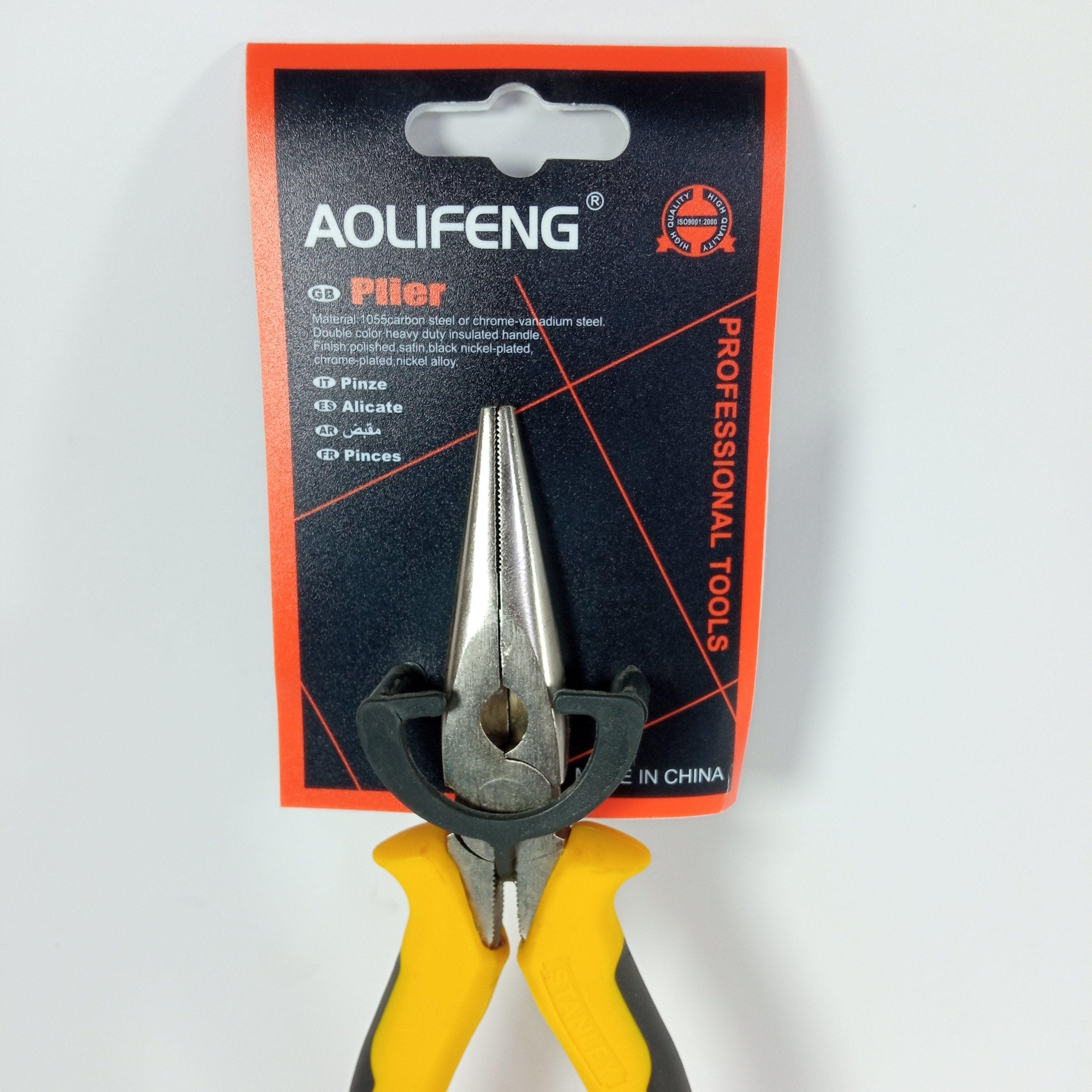 AOLIFENG Mild Steel Long Nose Plier in Pakistan - industryparts.pk