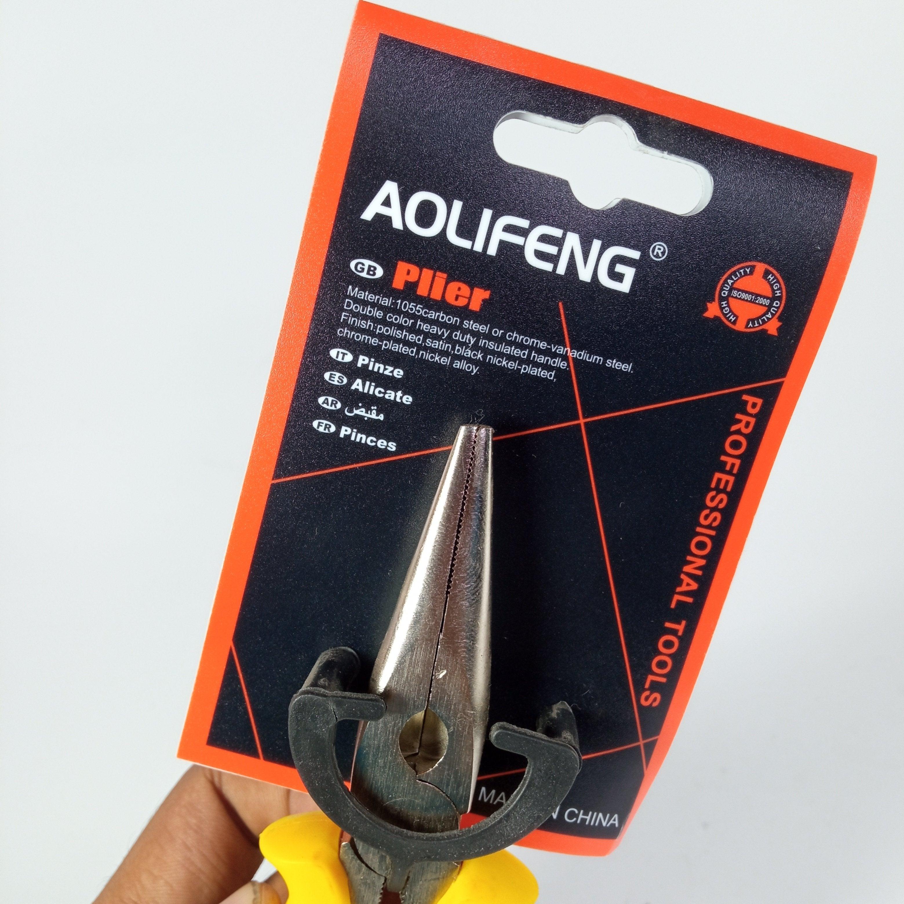 AOLIFENG Mild Steel Long Nose Plier in Pakistan - industryparts.pk