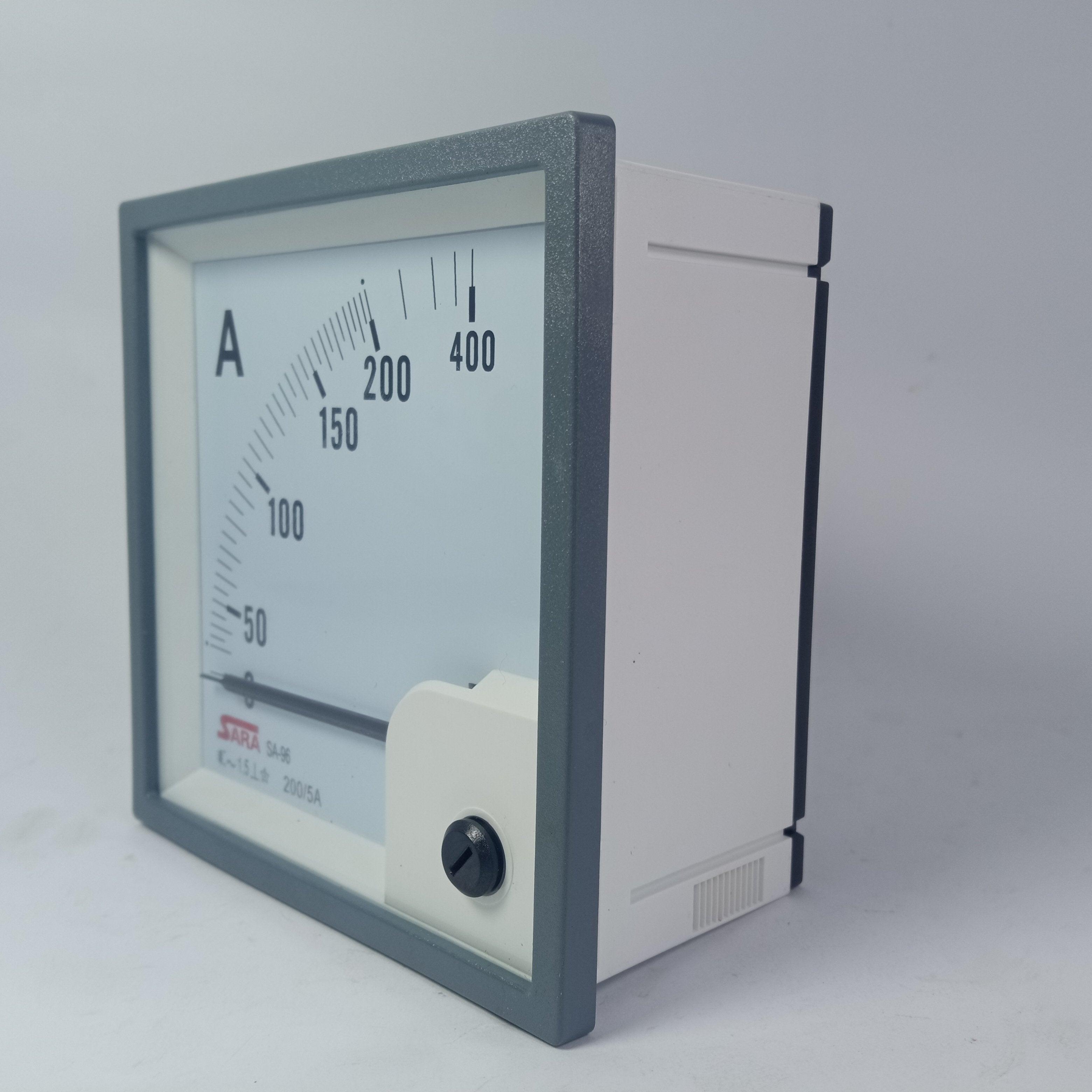 SARA Ammeter Panel Meter SA-96 200 5A in Pakistan - industryparts.pk