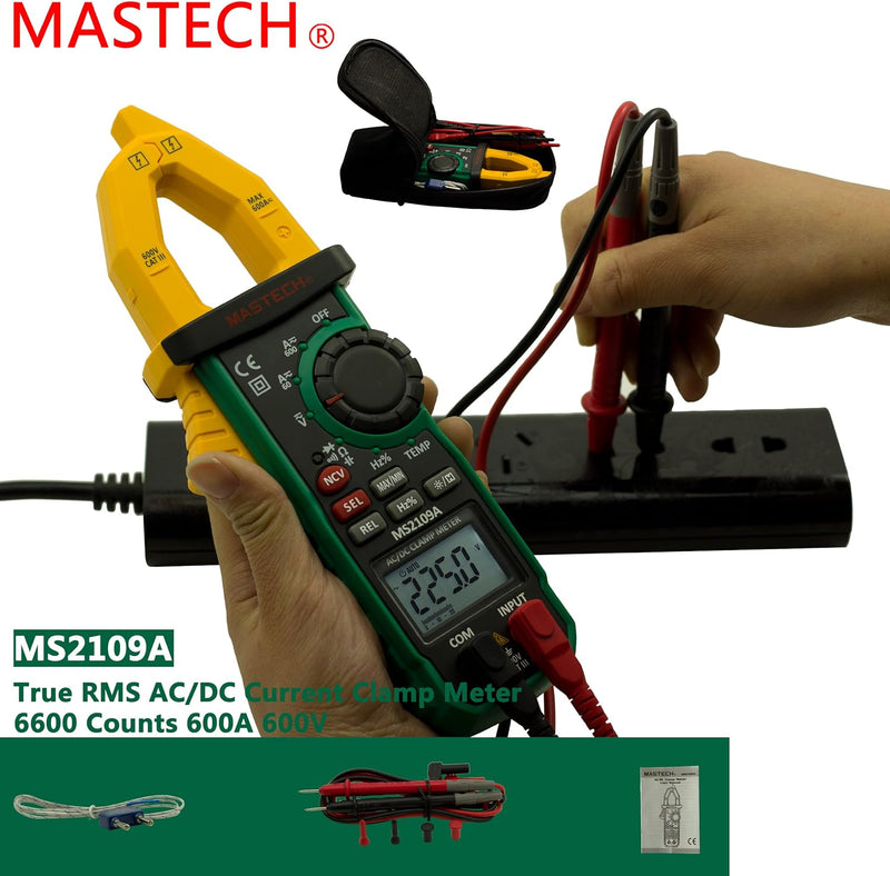 MASTEC MS2109A Digital AC DC Clamp Meter in Pakistan