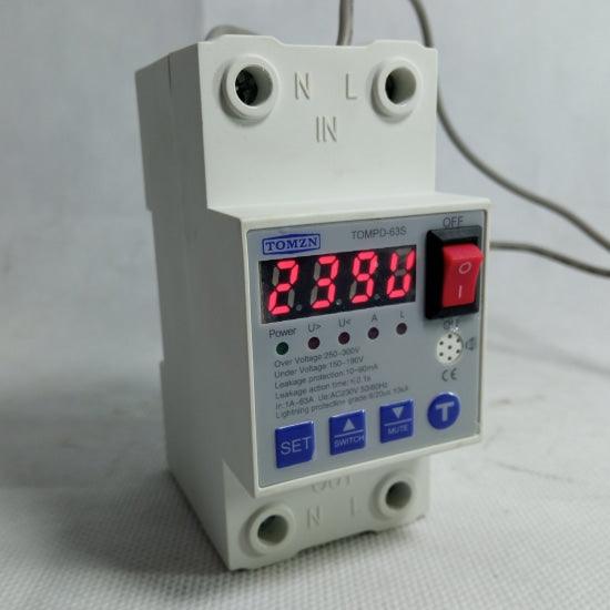 TOMZN Earth Leakage Protector 63A TOMPD-63 220V in Pakistan - industryparts.pk