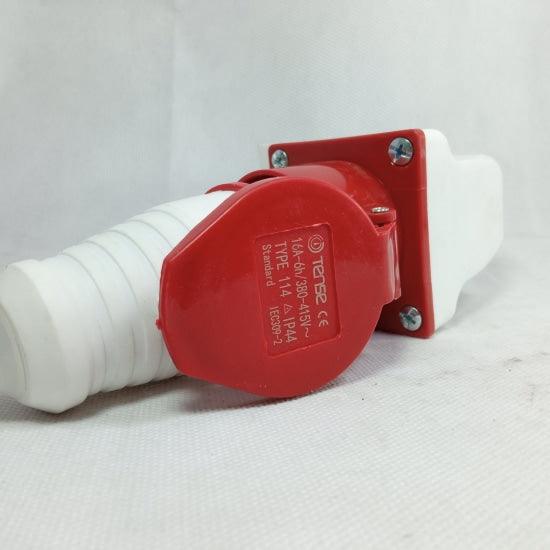 Tense IP44 4Pin Industrial Socket in Pakistan - industryparts.pk