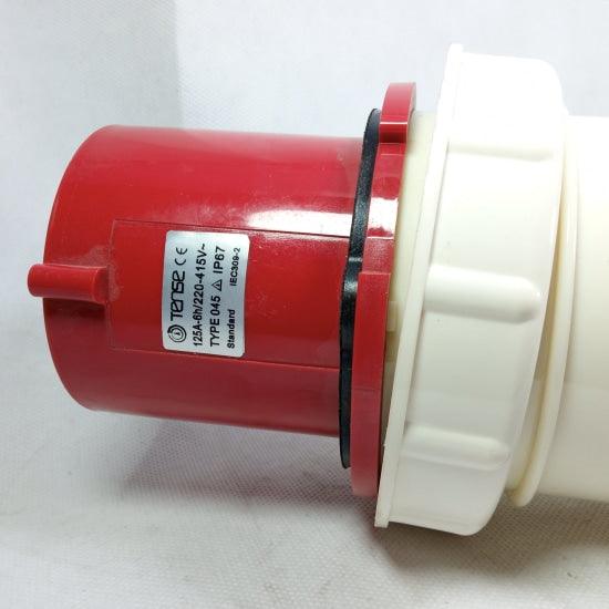Tense IP67 125Amp 5Pin Industrial Socket in Pakistan - industryparts.pk