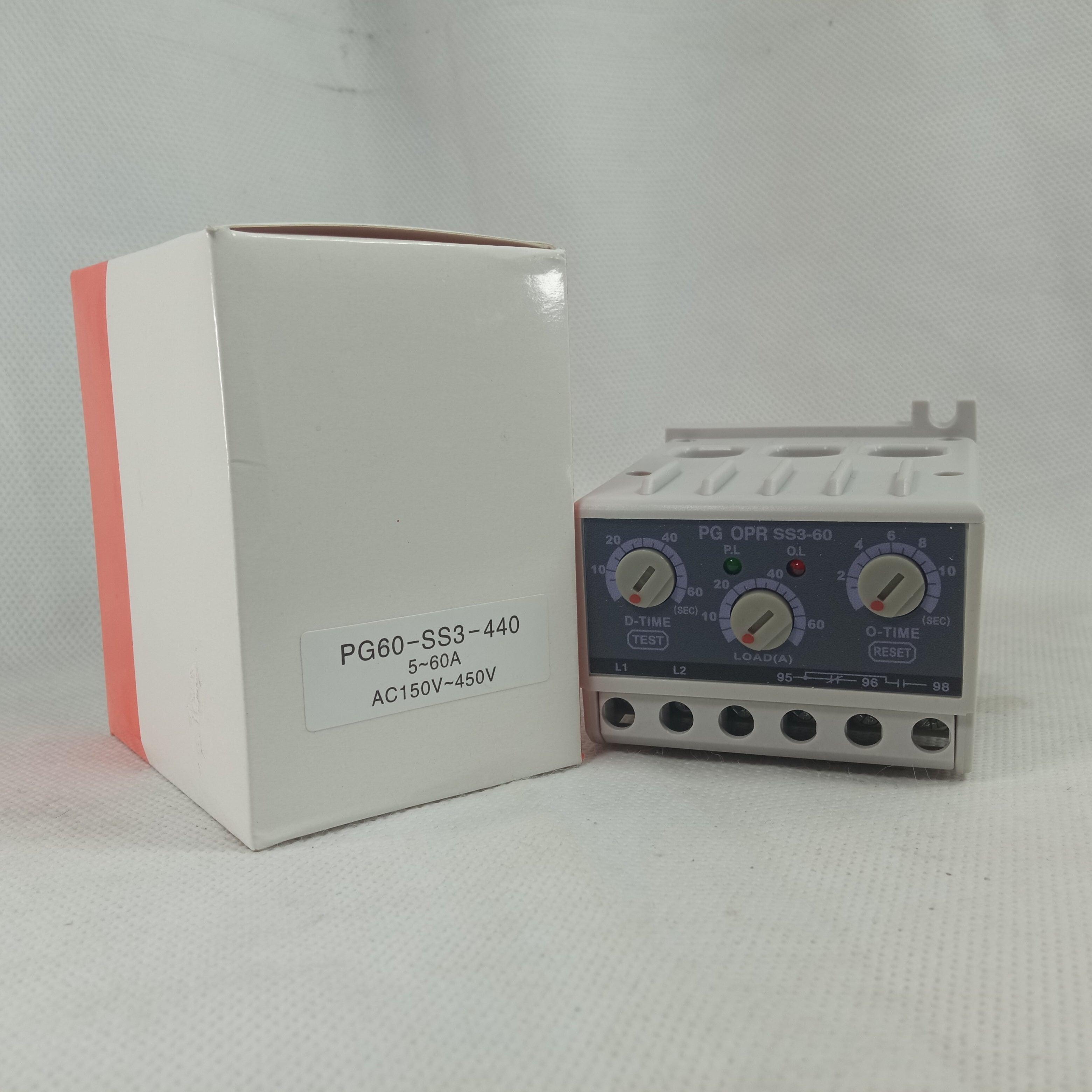 PG60 OPR-SS3 Electronic Digital Overload Relay EOCR in Pakistan - industryparts.pk