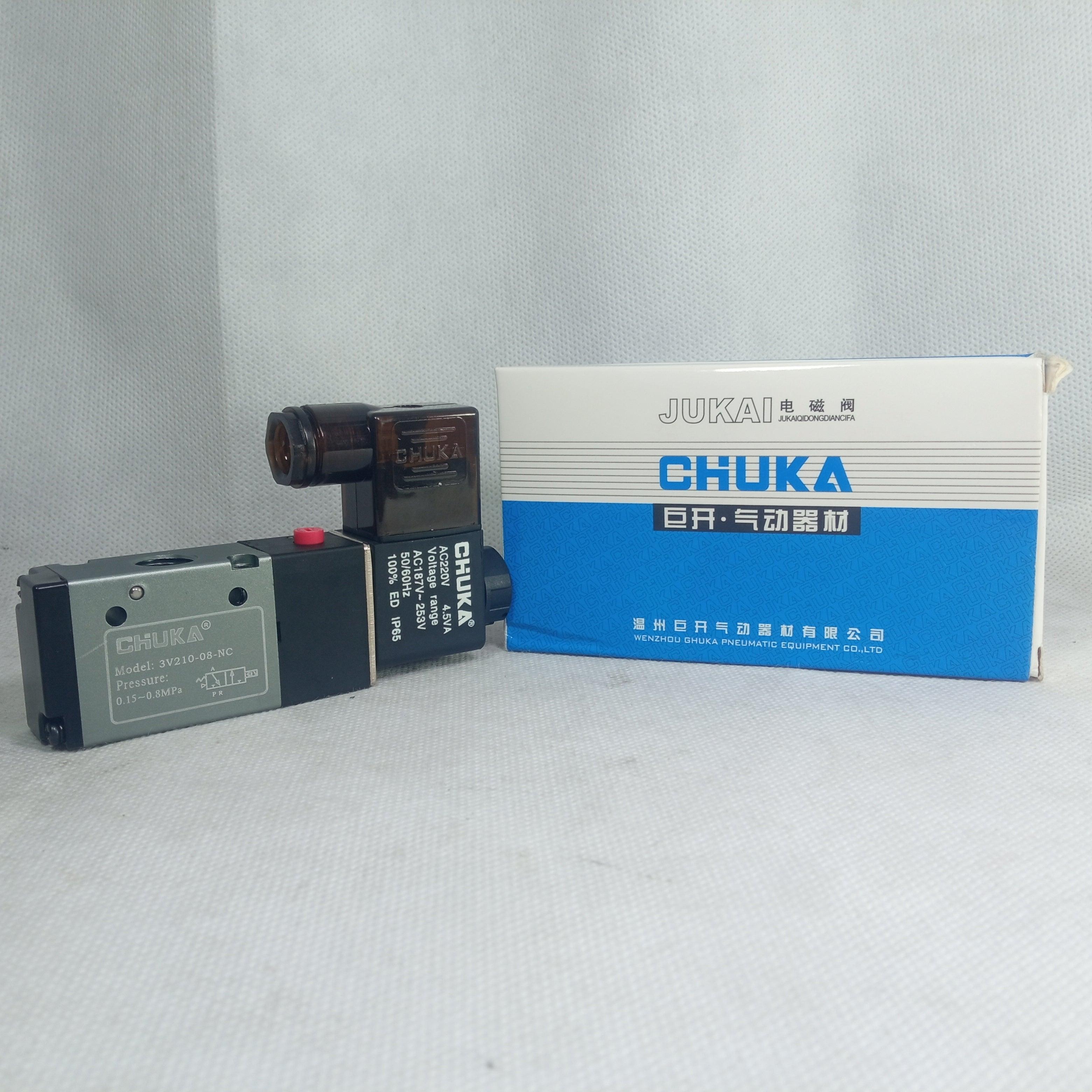 Pneumatic Solenoid Valve 3V210-08 DC24V in Pakistan - industryparts.pk